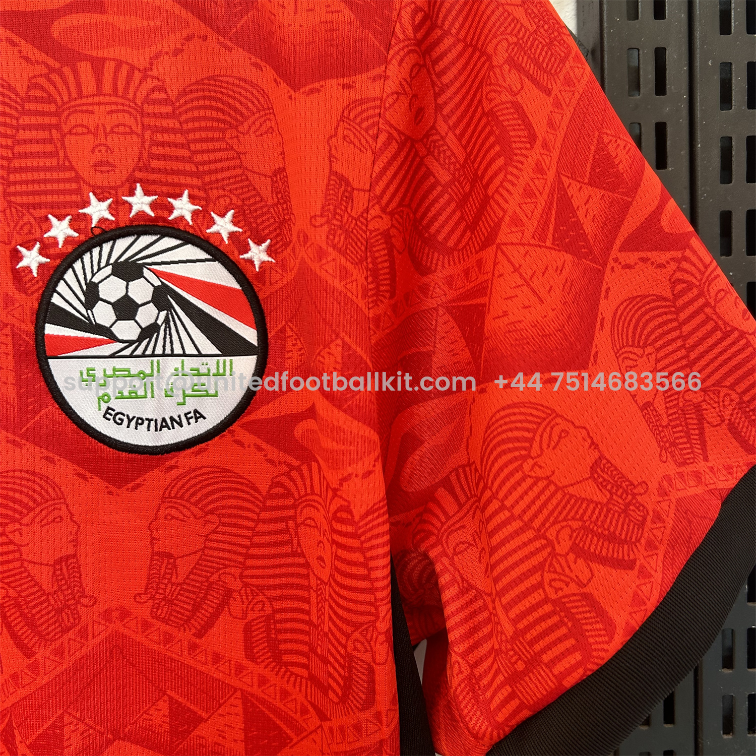 Unitedfootballkit.com | Egypt 25-26 Home Jersey - Fans Version -Customize Name, Number and Patch | Worldwide Shipping