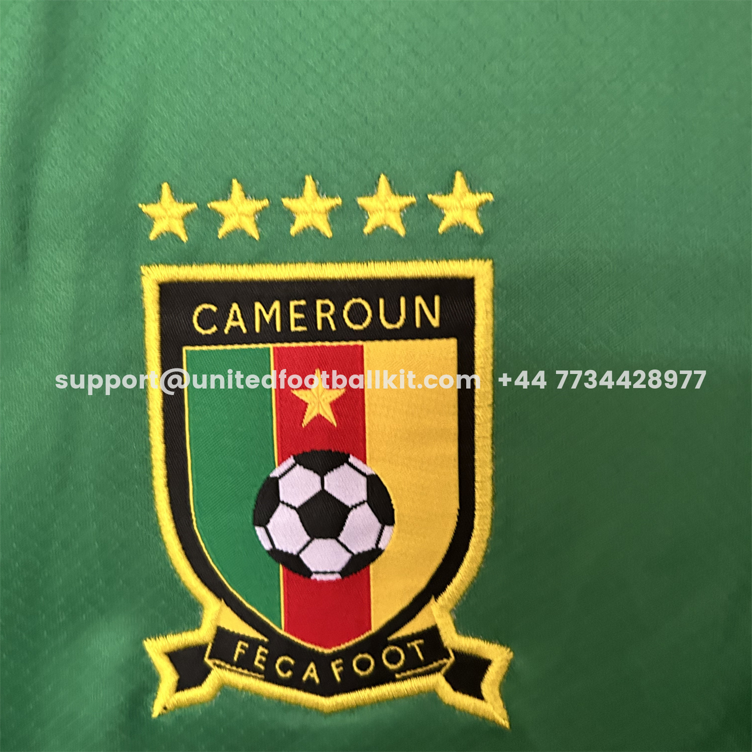 Unitedfootballkit.com | Cameroon 25-26 Home Jersey - Fans Version -Customize Name, Number and Patch | Worldwide Shipping