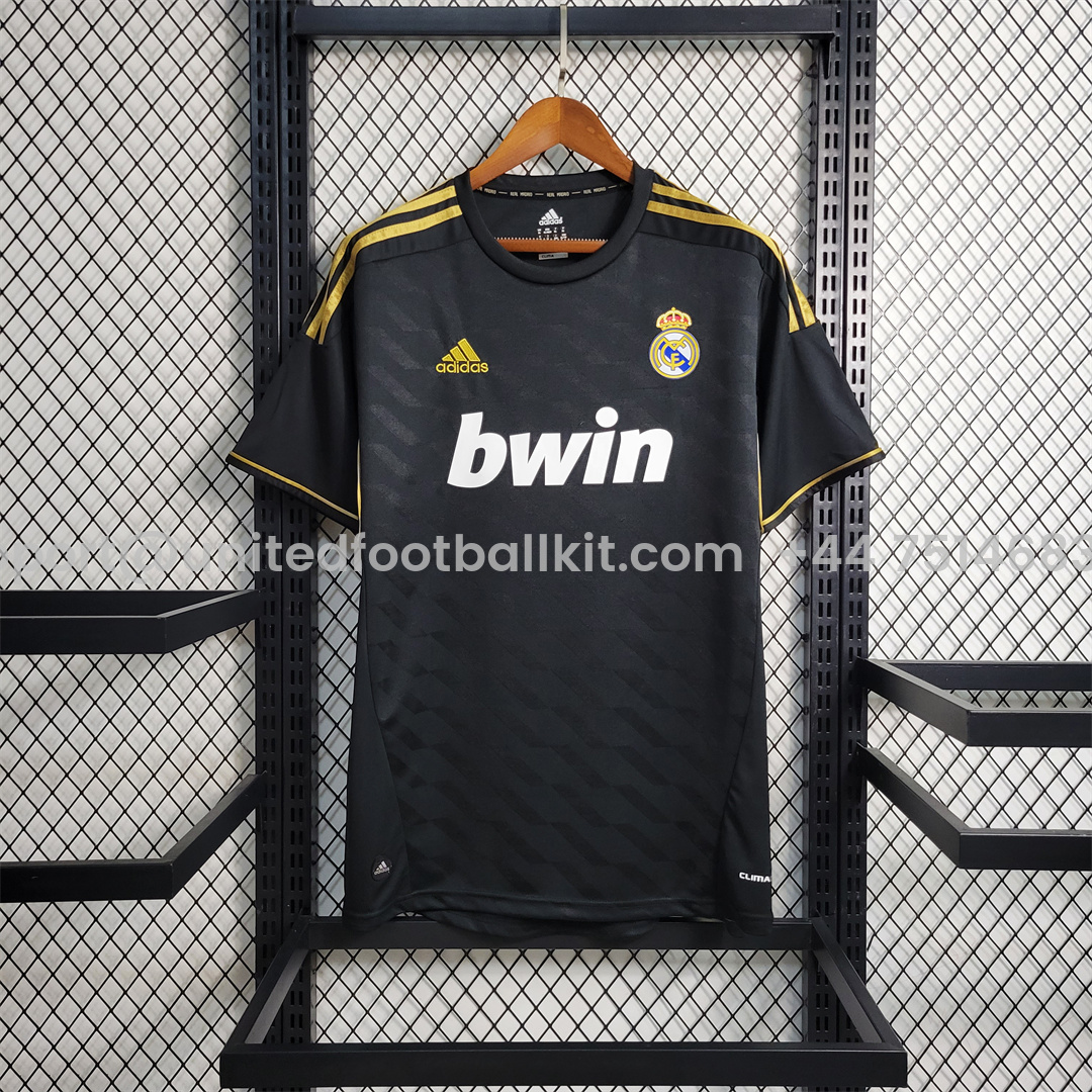 Unitedfootballkit.com | Retro Real Madrid 11-12 Away Jersey -Customize Name, Number and Patch | Worldwide Shipping