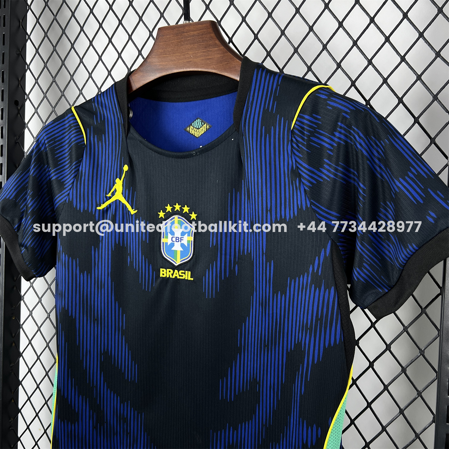 Unitedfootballkit.com | Brazil 2026 Away Kids Kit -Customize Name, Number and Patch | Worldwide Shipping