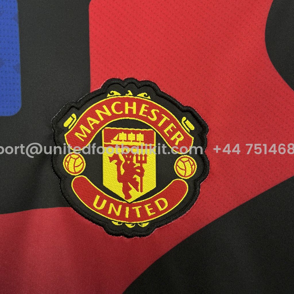 Unitedfootballkit.com | Manchester United 24-25 Pre-Match Traning Jersey - Fans Version -Customize Name, Number and Patch | Worldwide Shipping