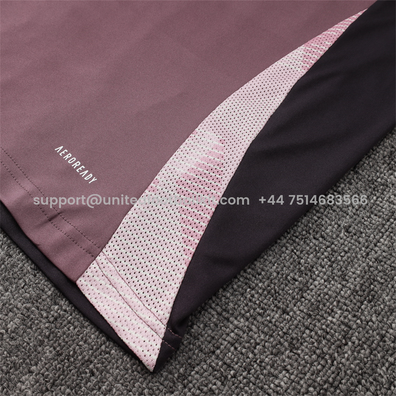 Unitedfootballkit.com | Arsenal 25-26 Vest Training Set - Purple Vest and Deep Purple Shorts -Customize Name, Number and Patch | Worldwide Shipping