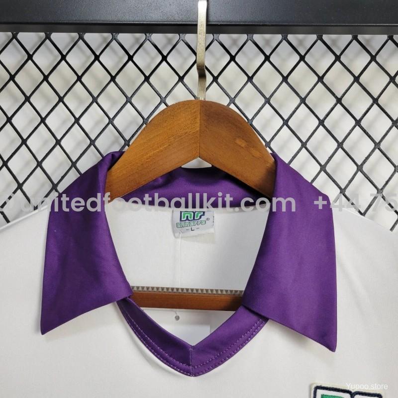 Unitedfootballkit.com | Retro Fiorentina 1984-85 Away Jersey -Customize Name, Number and Patch | Worldwide Shipping