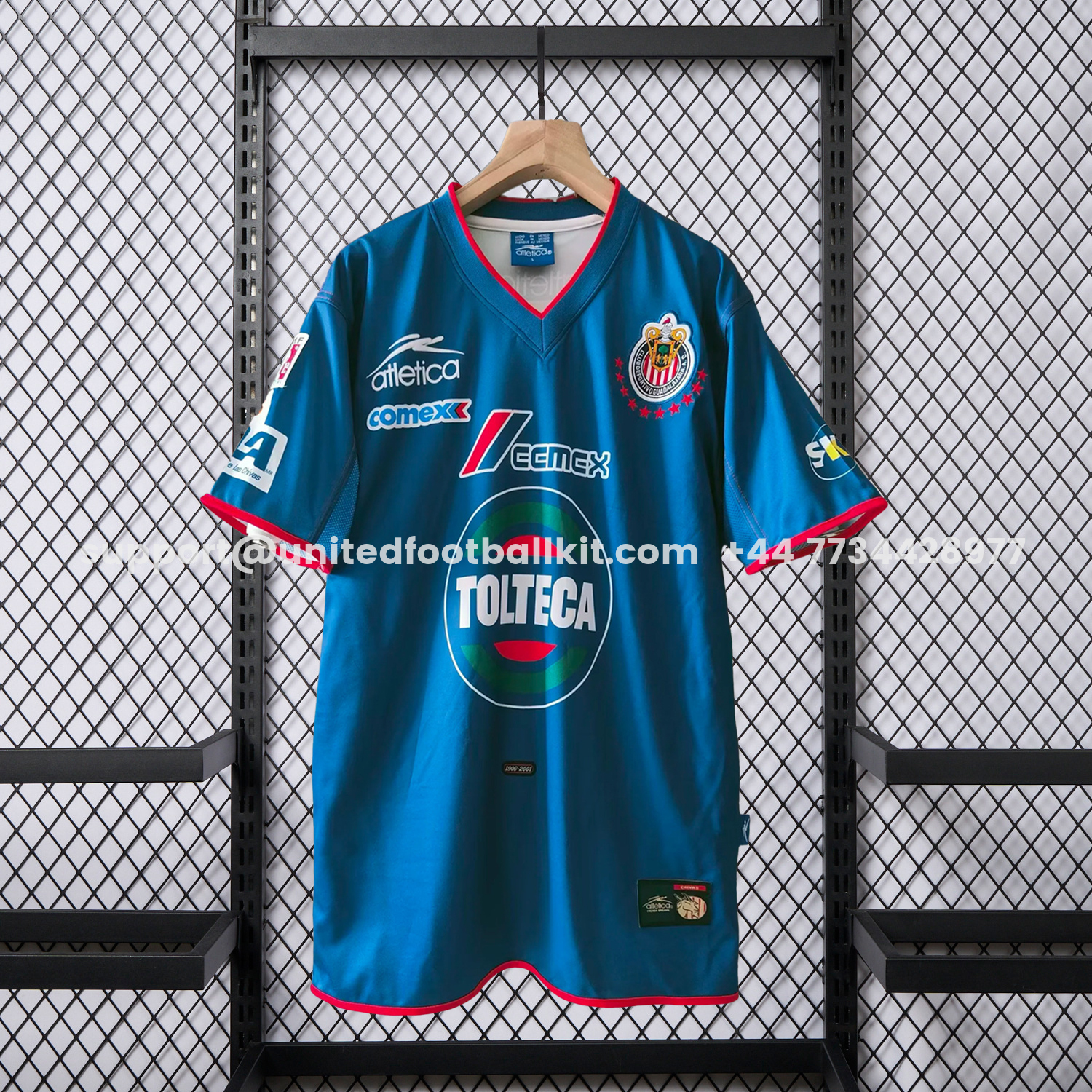 Unitedfootballkit.com | Retro Chivas de Guadalajara 2001-02 Third Jersey -Customize Name, Number and Patch | Worldwide Shipping