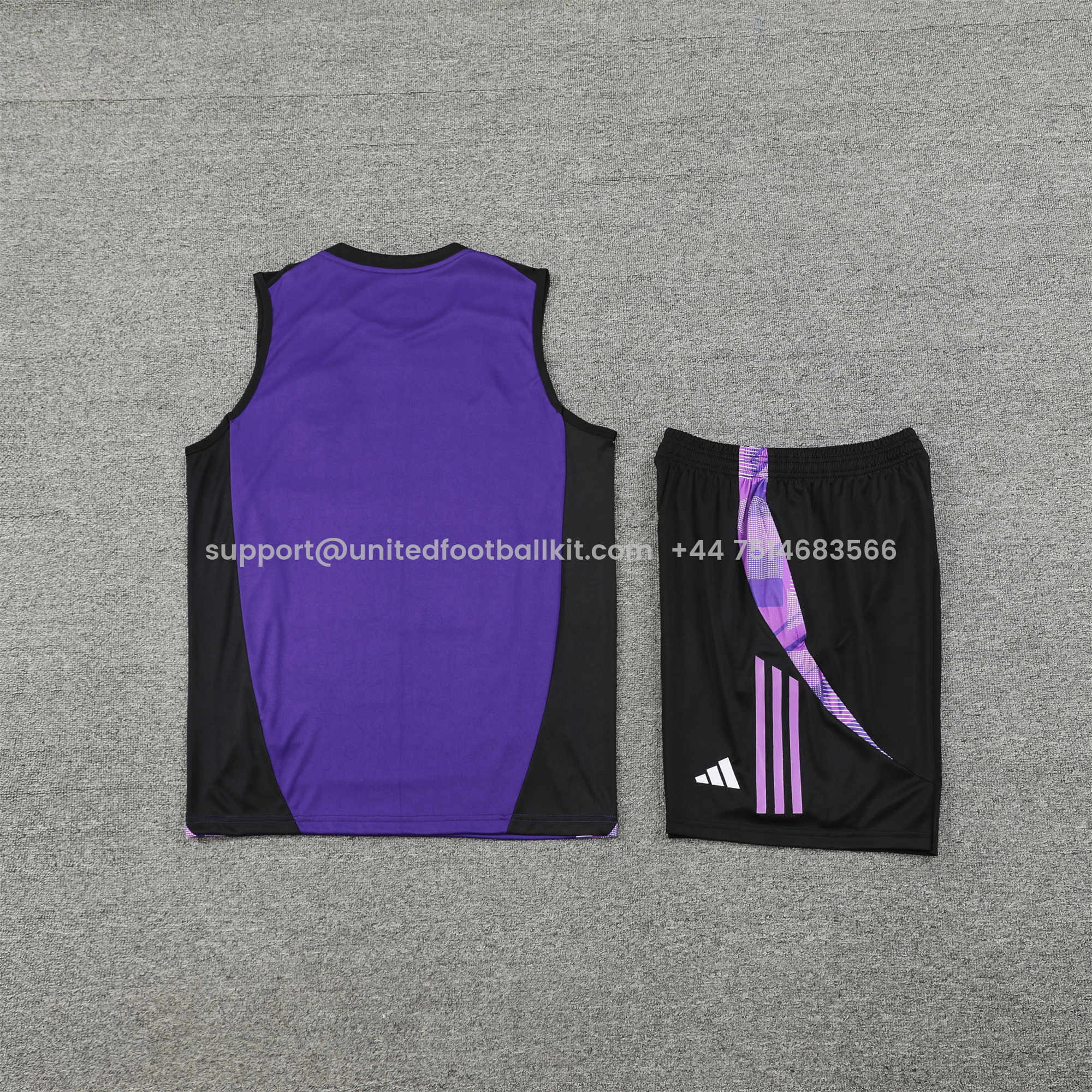 Unitedfootballkit.com | Germany 24-25 Training Vest Suit - Purple -Customize Name, Number and Patch | Worldwide Shipping