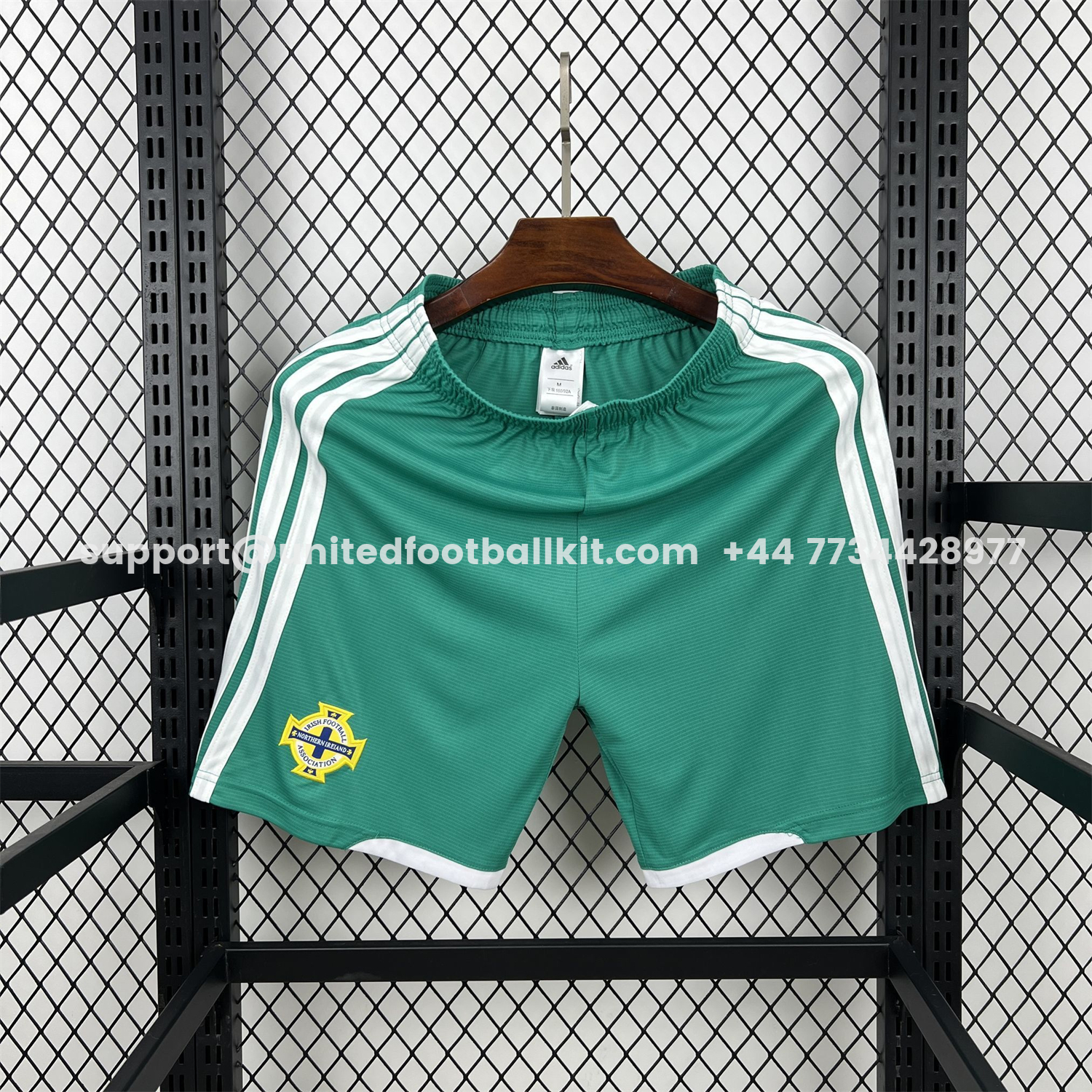 Unitedfootballkit.com | Northern Ireland 2026 Home Green Shorts - Fans Version -Customize Name, Number and Patch | Worldwide Shipping