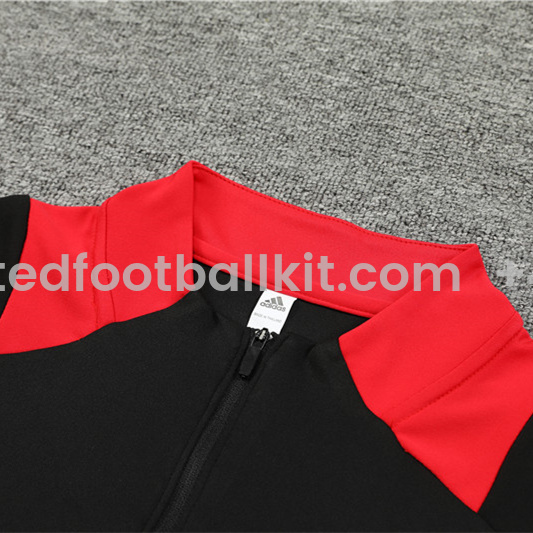 Unitedfootballkit.com | Bayern Munich 24-25 Long Sleeve Training Set - Black -Customize Name, Number and Patch | Worldwide Shipping