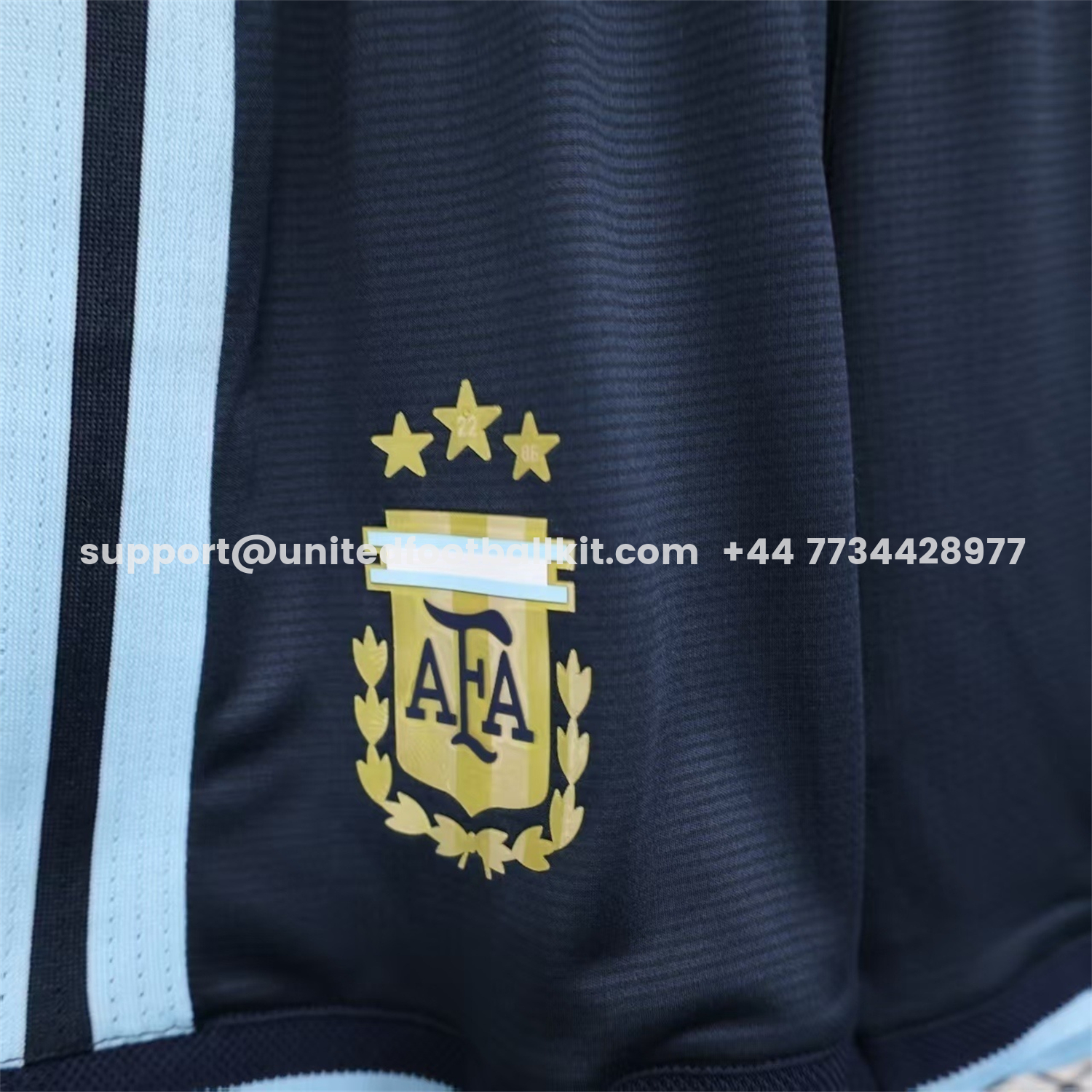 Unitedfootballkit.com | Argentina 2026 Blue Shorts - Player Version -Customize Name, Number and Patch | Worldwide Shipping