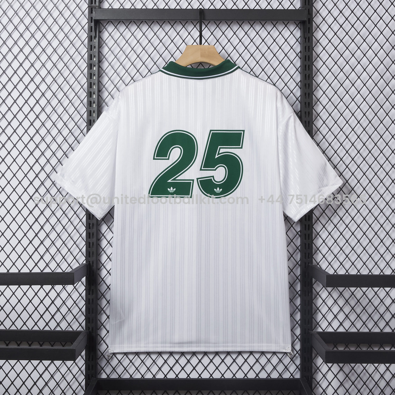 Unitedfootballkit.com | Bohemian 25-26 Oasis Originals Tour Light White Jersey With Number 25 - Fans Version -Customize Name, Number and Patch | Worldwide Shipping