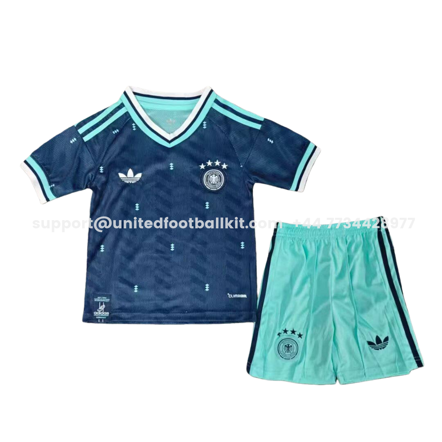 Unitedfootballkit.com | Germany 2026 Away Kids Kit -Customize Name, Number and Patch | Worldwide Shipping