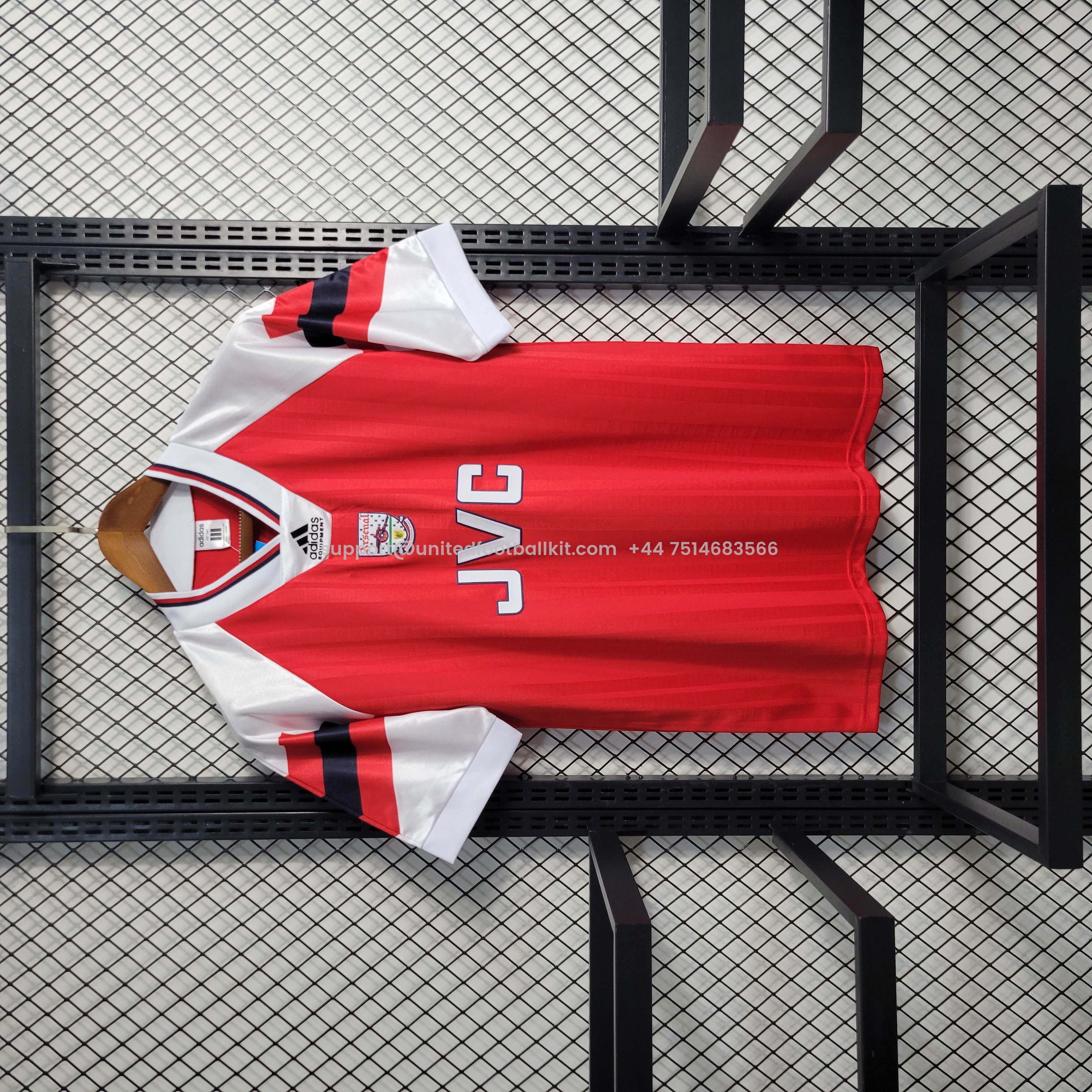 Unitedfootballkit.com | Retro Arsenal 92-93 Home Stadium Jersey -Customize Name, Number and Patch | Worldwide Shipping