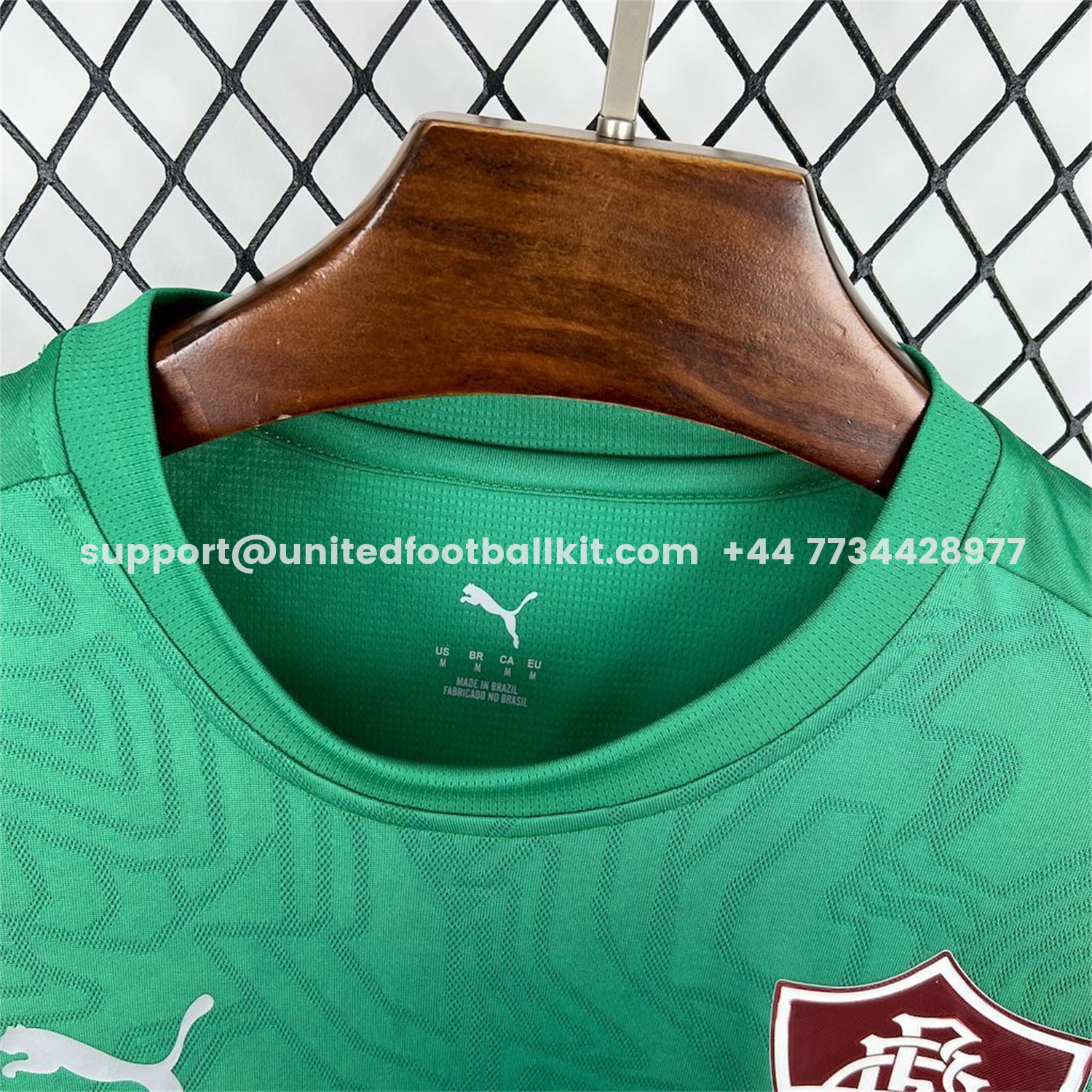 Unitedfootballkit.com | Fluminense 26-27 Green Pre-Match Jersey - Fans Version -Customize Name, Number and Patch | Worldwide Shipping