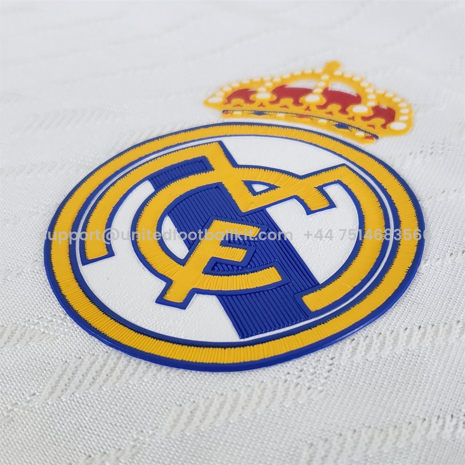 Unitedfootballkit.com | Real Madrid 23-24 Home Stadium Jersey - Player Version -Customize Name, Number and Patch | Worldwide Shipping