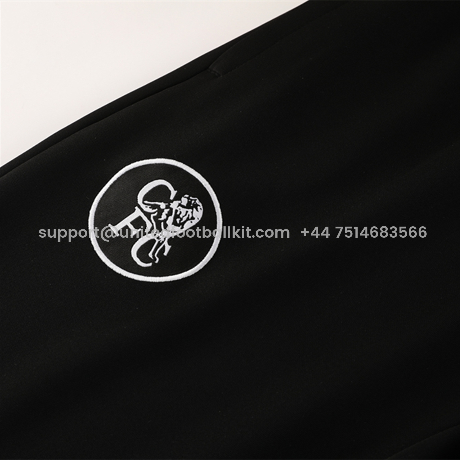 Unitedfootballkit.com | C.H.E.L.S.E.A 25-26 Jacket Training Tracksuit with Throwback Badge - Black Jackets & Pants -Customize Name, Number and Patch | Worldwide Shipping