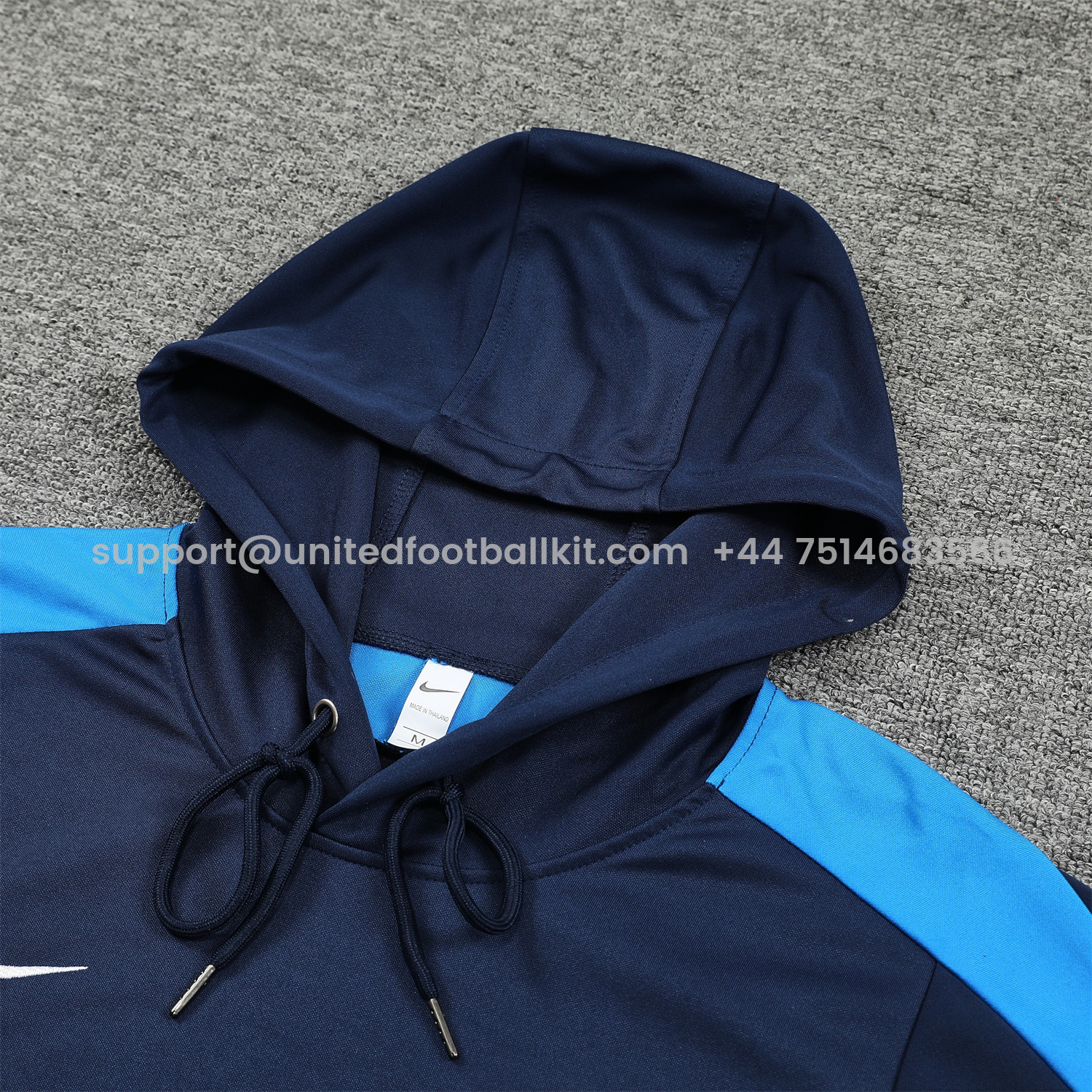 Unitedfootballkit.com | C.H.E.L.S.E.A 24-25 Training Hoodie Set - Deep Blue Hoodie and Pants -Customize Name, Number and Patch | Worldwide Shipping