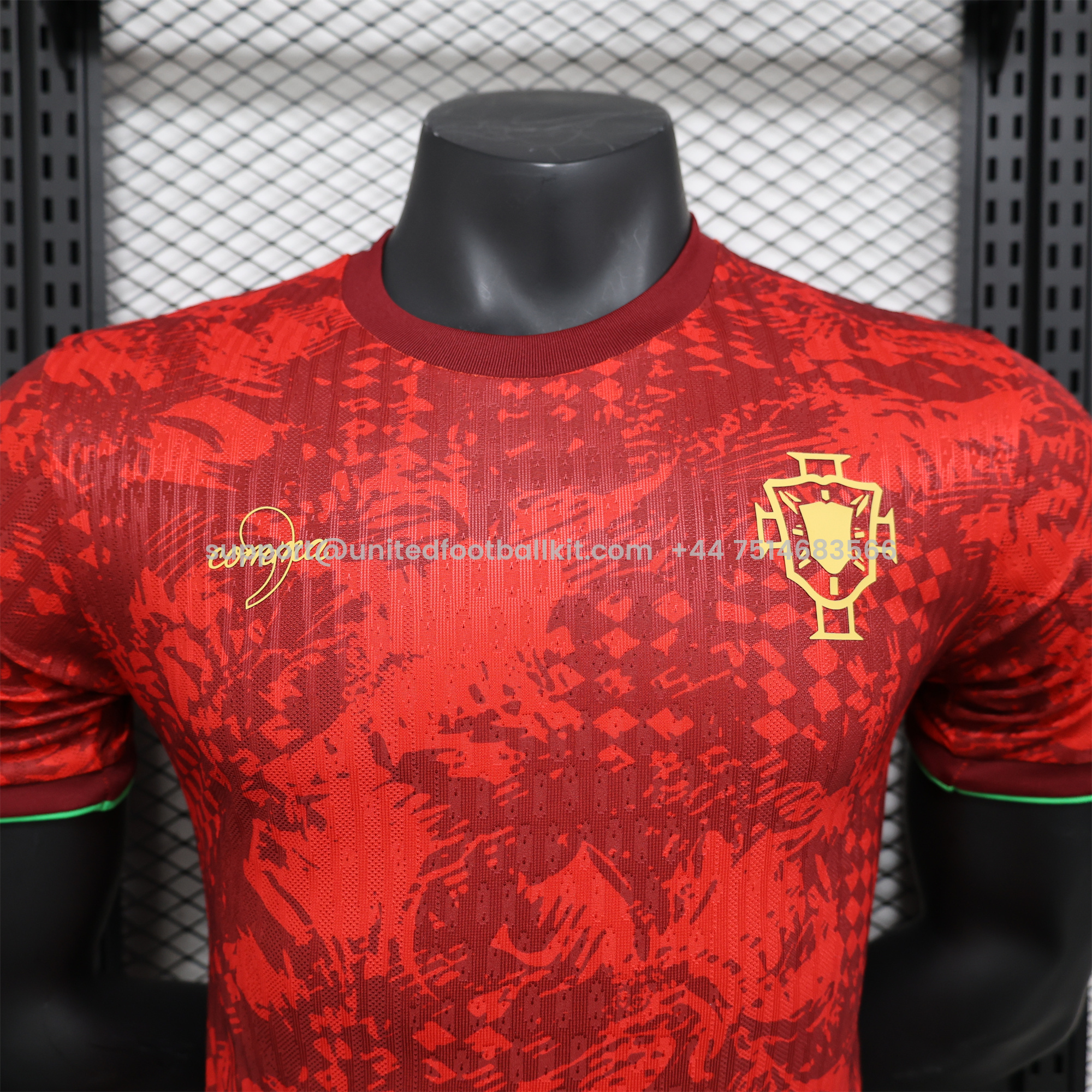 Unitedfootballkit.com | Portugal 2024 The Siu Special Edition Jersey - Player Version -Customize Name, Number and Patch | Worldwide Shipping