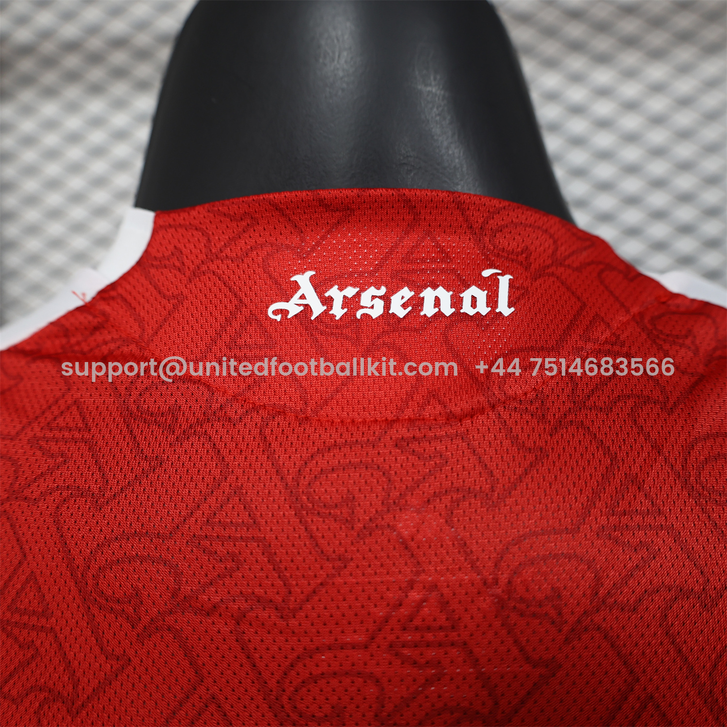 Unitedfootballkit.com | Arsenal 25-26 Home Long Sleeves Jersey - Player Version -Customize Name, Number and Patch | Worldwide Shipping