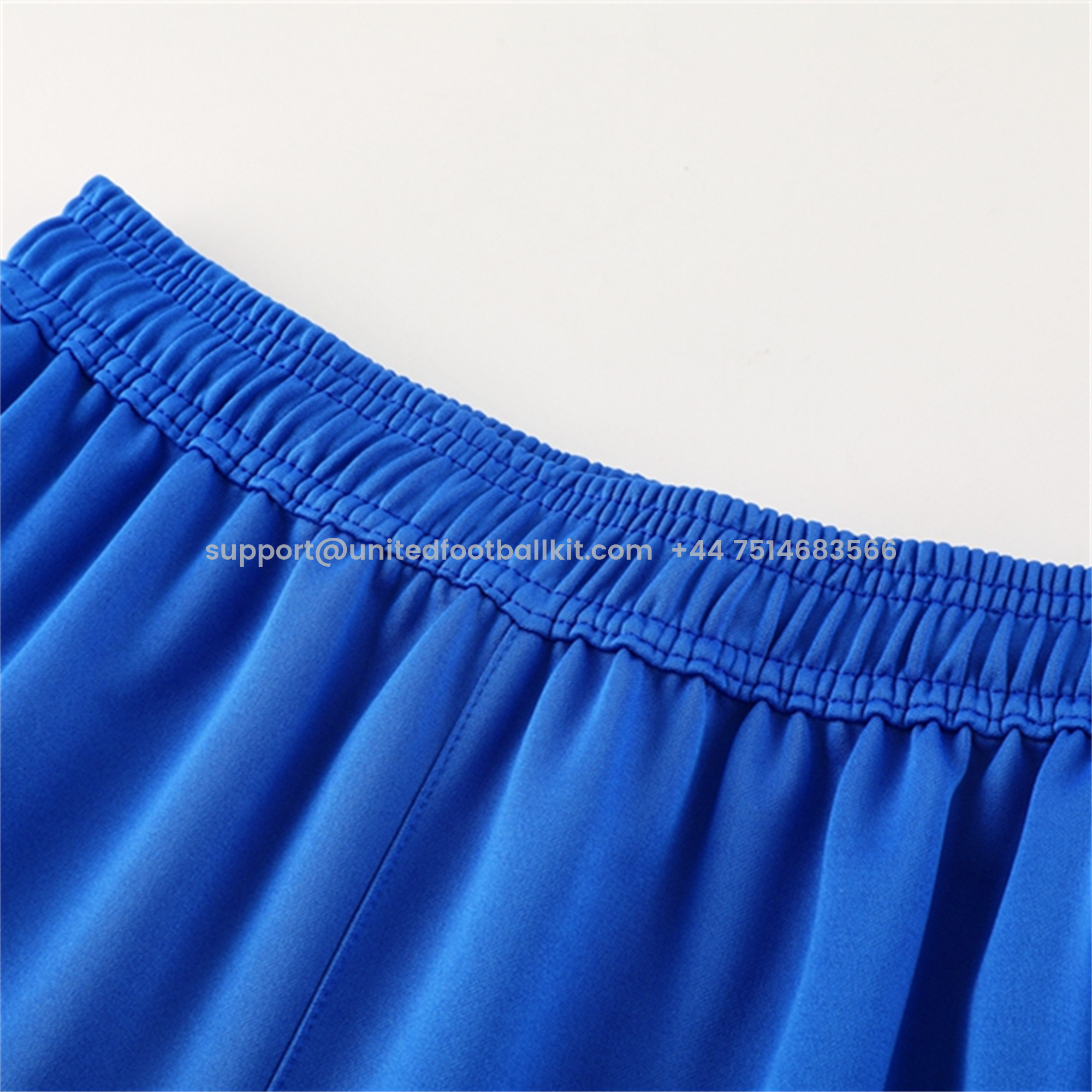 Unitedfootballkit.com | Real Madrid 24-25 Jacket Training Tracksuit - Blue & White -Customize Name, Number and Patch | Worldwide Shipping