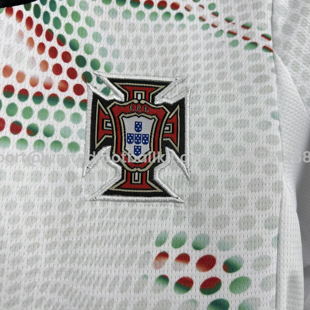 Unitedfootballkit.com | Portugal 2025-26 Away Kids Kit -Customize Name, Number and Patch | Worldwide Shipping