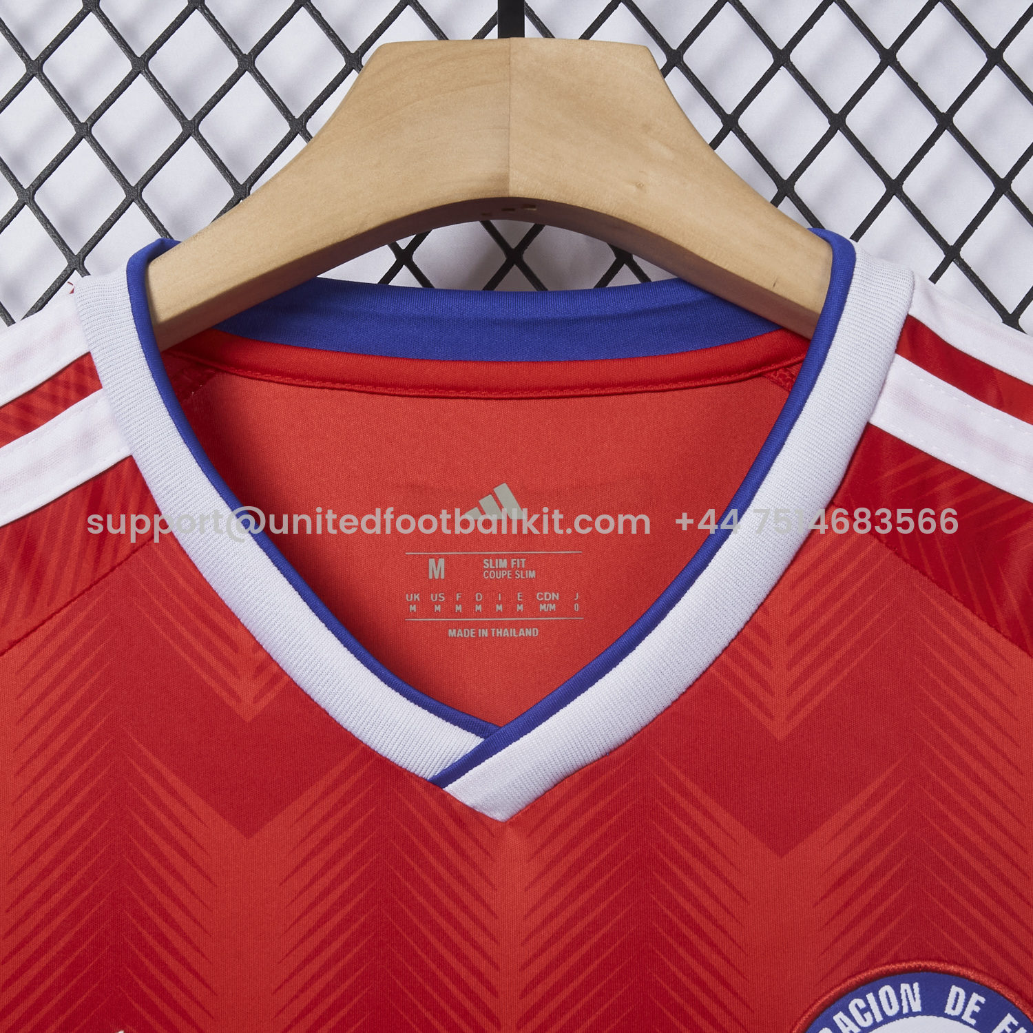 Unitedfootballkit.com | Chile 2026 Home Jersey - Fans Version -Customize Name, Number and Patch | Worldwide Shipping