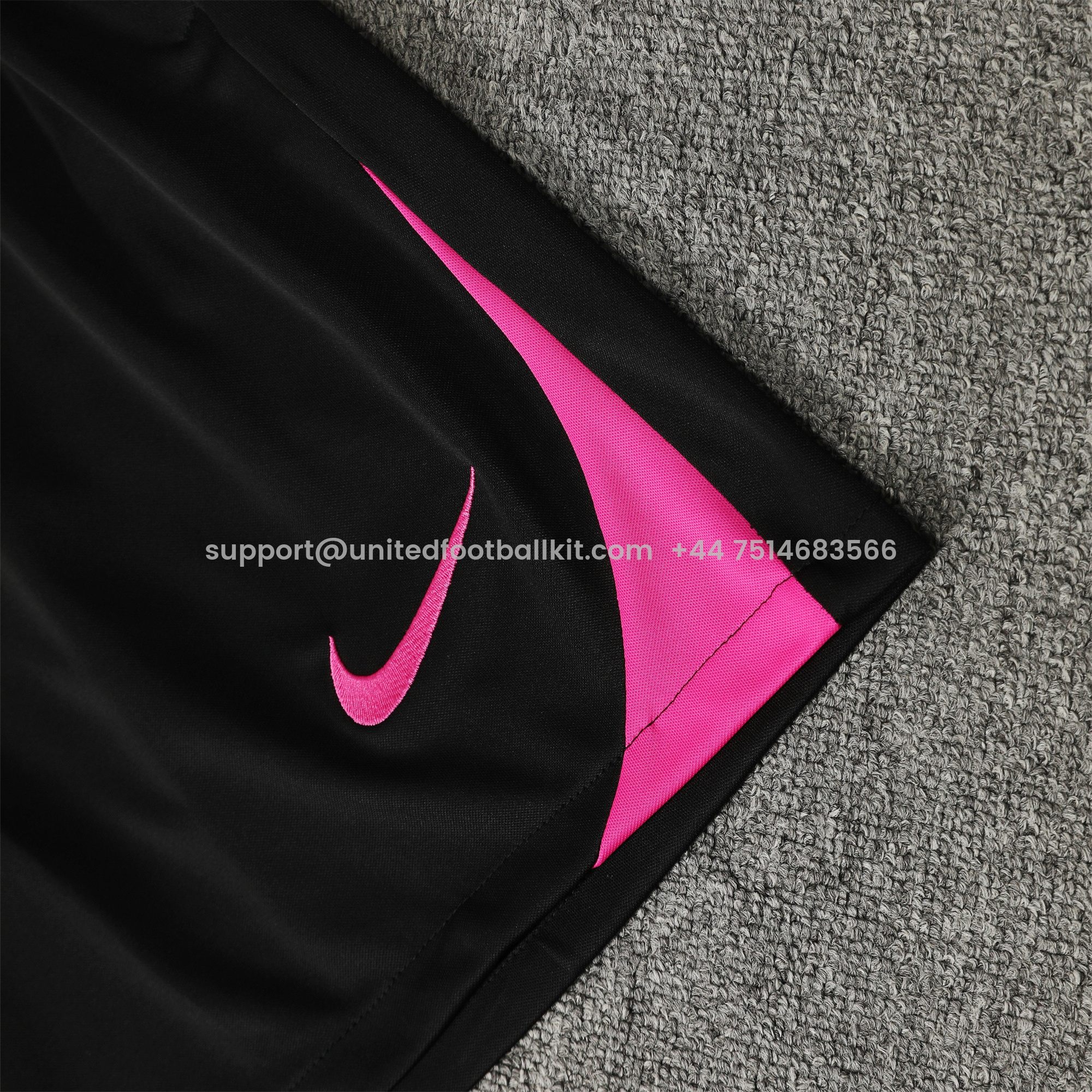 Unitedfootballkit.com | C.H.E.L.S.E.A 24-25 Short-Sleeve Training Set - Black Top & Shorts -Customize Name, Number and Patch | Worldwide Shipping