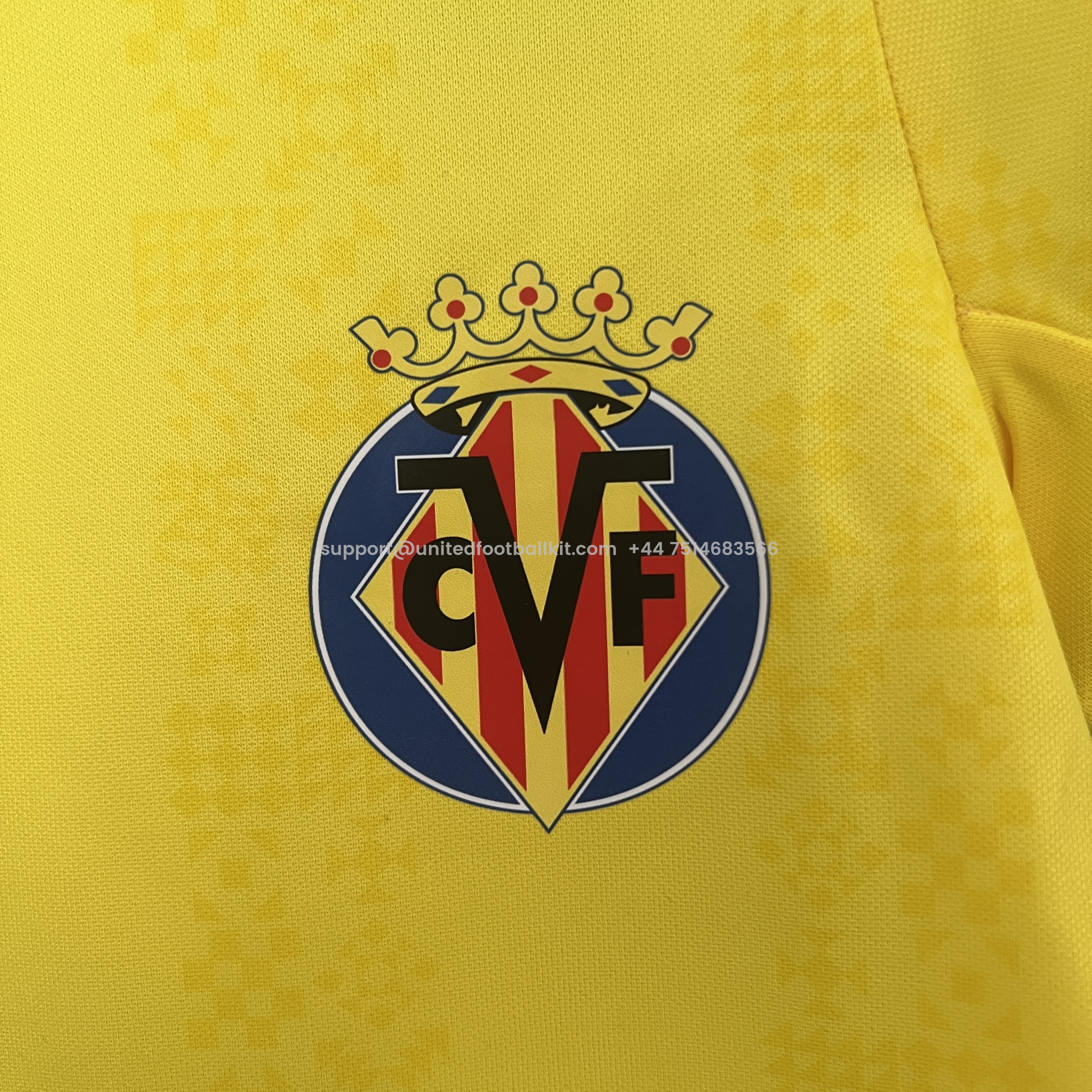 Unitedfootballkit.com | Villarreal 24-25 Home Stadium Kids Kit -Customize Name, Number and Patch | Worldwide Shipping