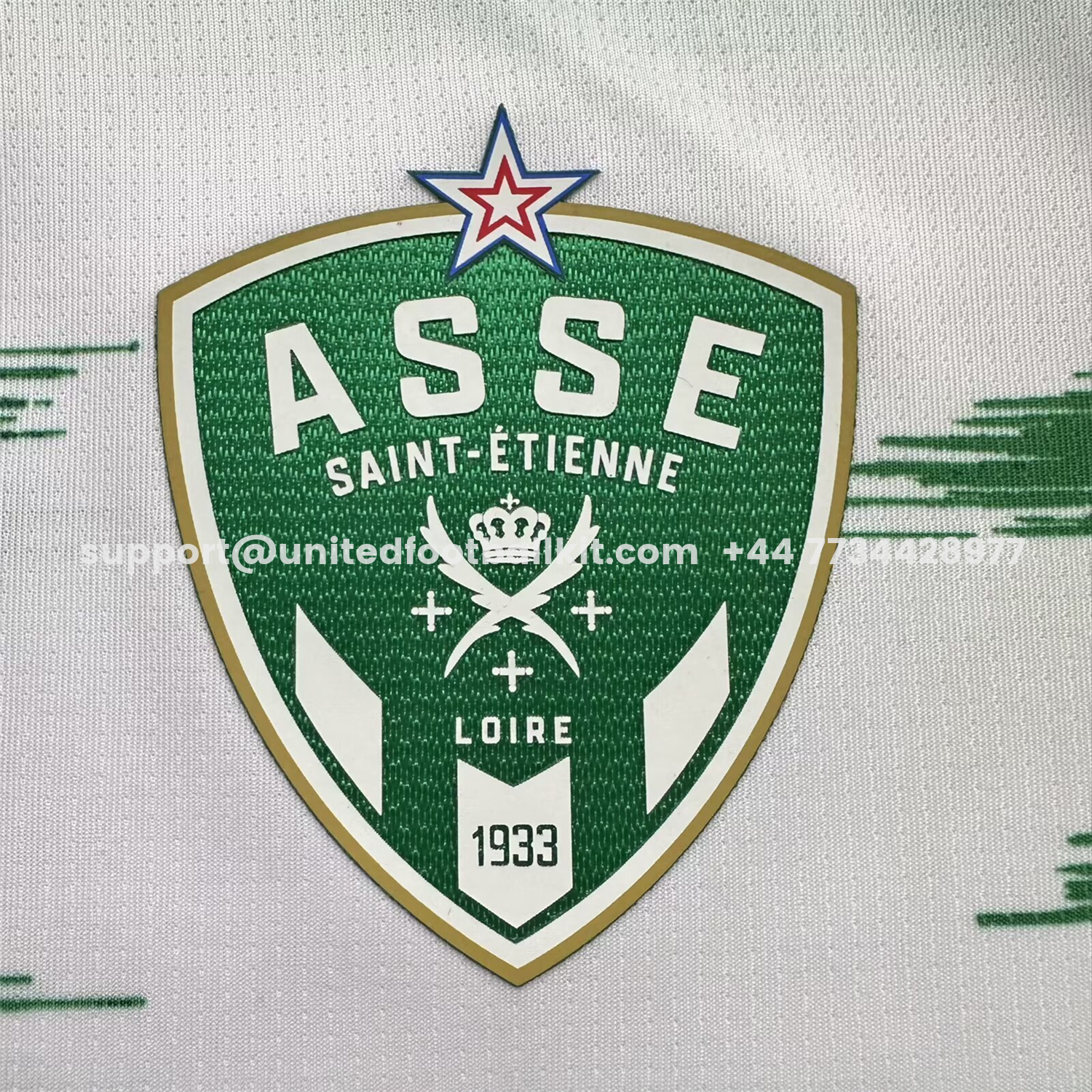 Unitedfootballkit.com | AS Saint-Etienne 25-26 Pre-Match Green And White Jersey - Fans Version -Customize Name, Number and Patch | Worldwide Shipping