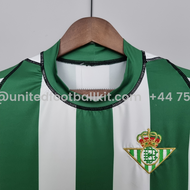 Unitedfootballkit.com | Retro Real Betis 2003-04 Home Stadium Jersey -Customize Name, Number and Patch | Worldwide Shipping