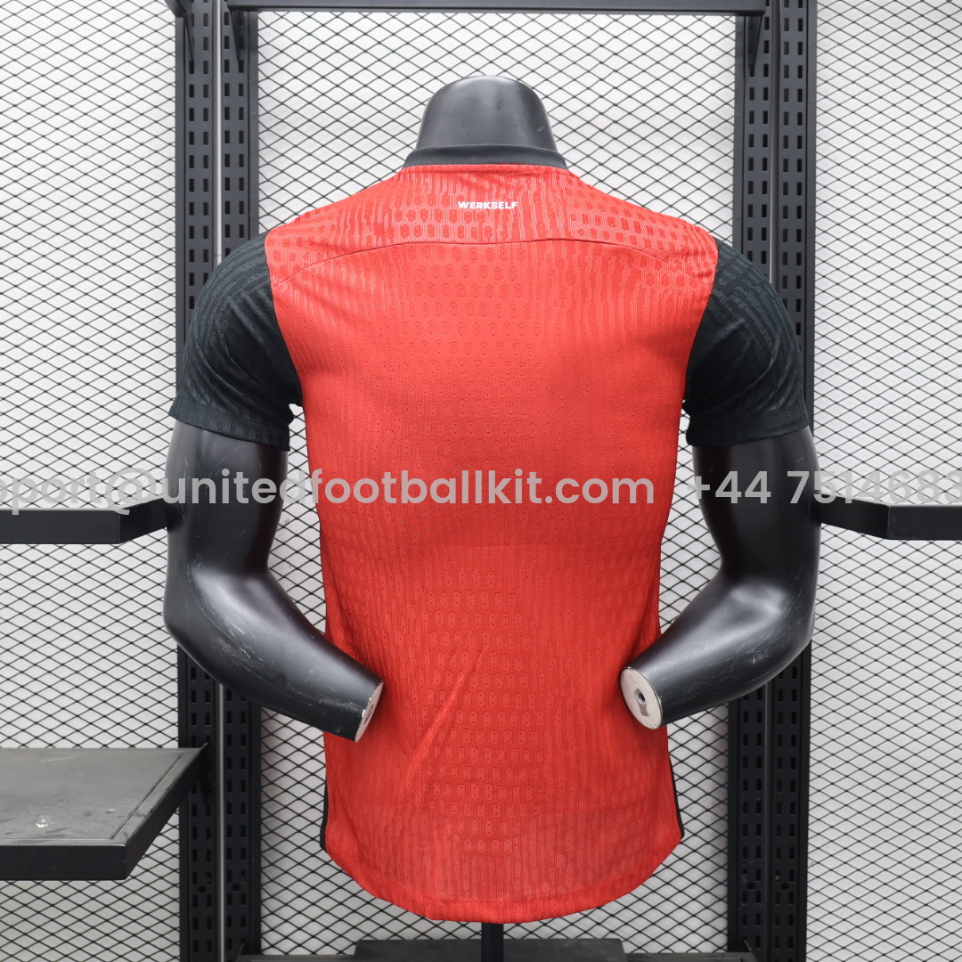 Unitedfootballkit.com | Bayer 04 Leverkusen 24-25 Home Stadium Jersey - Player Version -Customize Name, Number and Patch | Worldwide Shipping