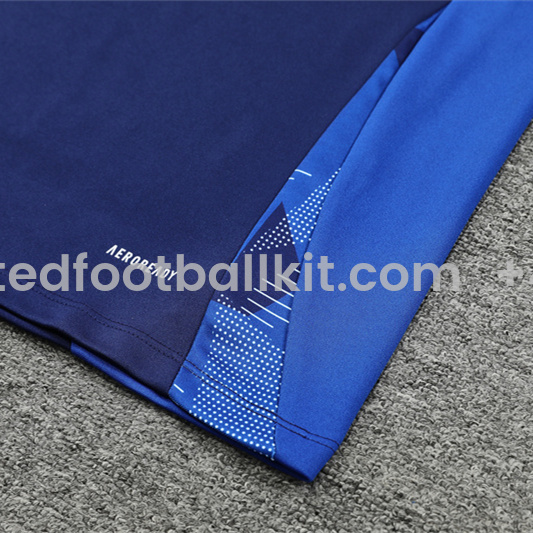 Unitedfootballkit.com | Al Nassr Riyadh Victory 24-25 Long Sleeve Training Set - Royal Blue -Customize Name, Number and Patch | Worldwide Shipping