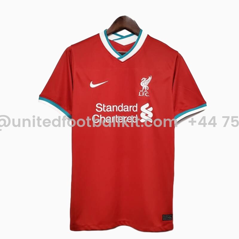 Unitedfootballkit.com | Retro Liver.pool 20-21 Home Stadium Jersey - Fans Version -Customize Name, Number and Patch | Worldwide Shipping