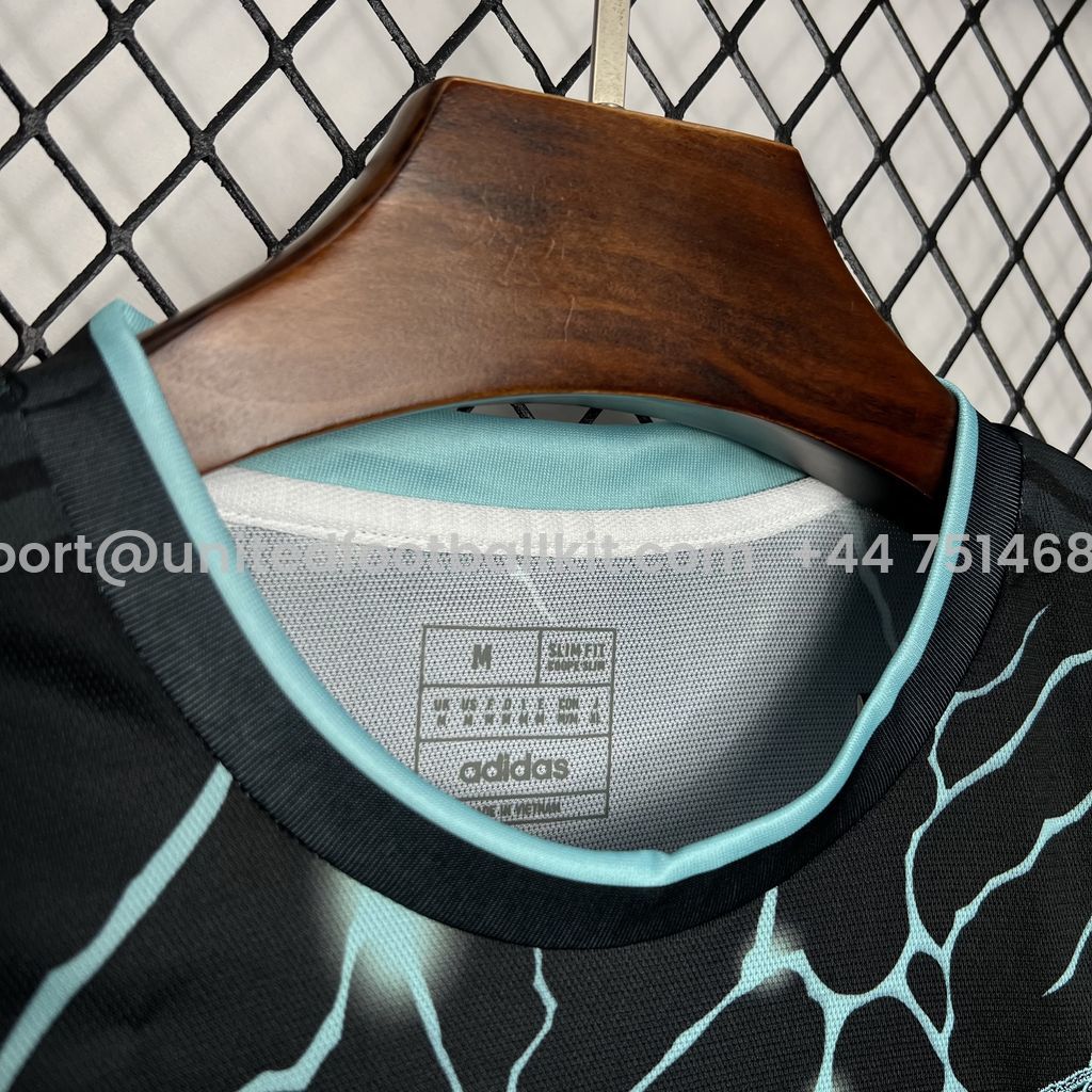 Unitedfootballkit.com | Real Madrid 24-25 Black & Green Leopard Jersey - Fans Version -Customize Name, Number and Patch | Worldwide Shipping