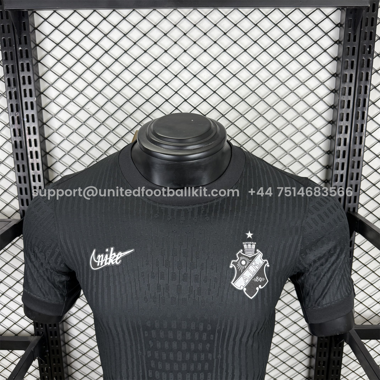 Unitedfootballkit.com | AIK Solna 25-26 Smokinglirare Unsponsored Edition Jersey - Player Version -Customize Name, Number and Patch | Worldwide Shipping