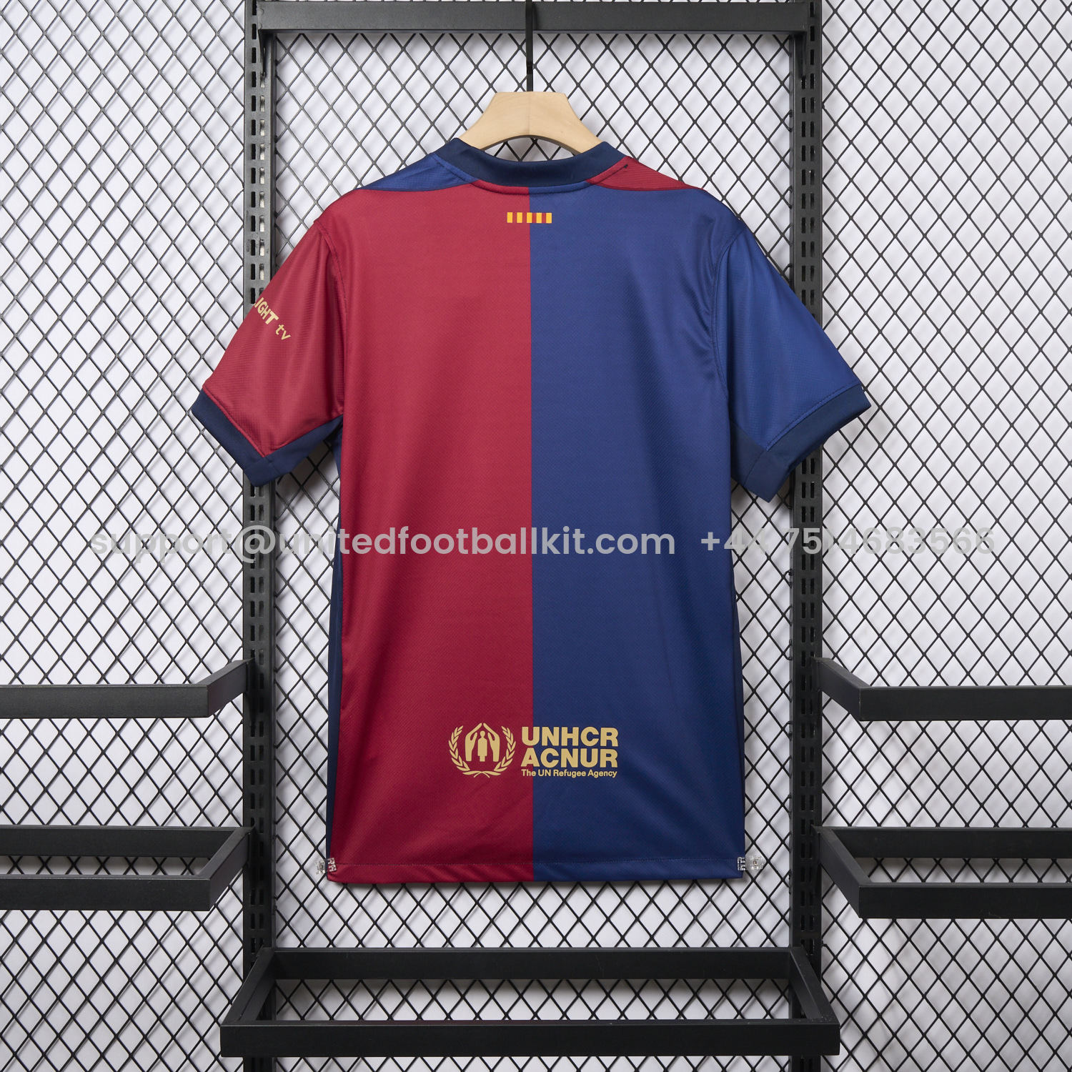 Unitedfootballkit.com | Barcelona x Travis Scott 24-25 Home Jersey - Fans Version -Customize Name, Number and Patch | Worldwide Shipping