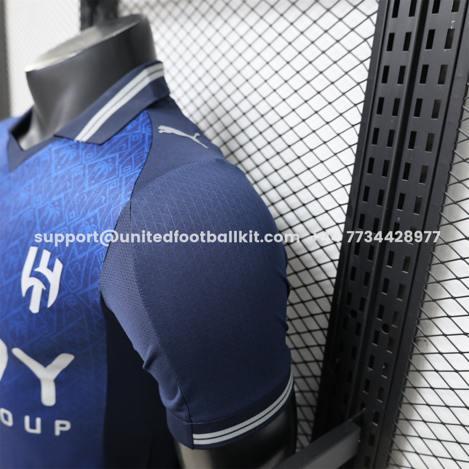 Unitedfootballkit.com | Al Hilal Riyadh Crescent 25-26 Blue Special Jersey - Player Version -Customize Name, Number and Patch | Worldwide Shipping