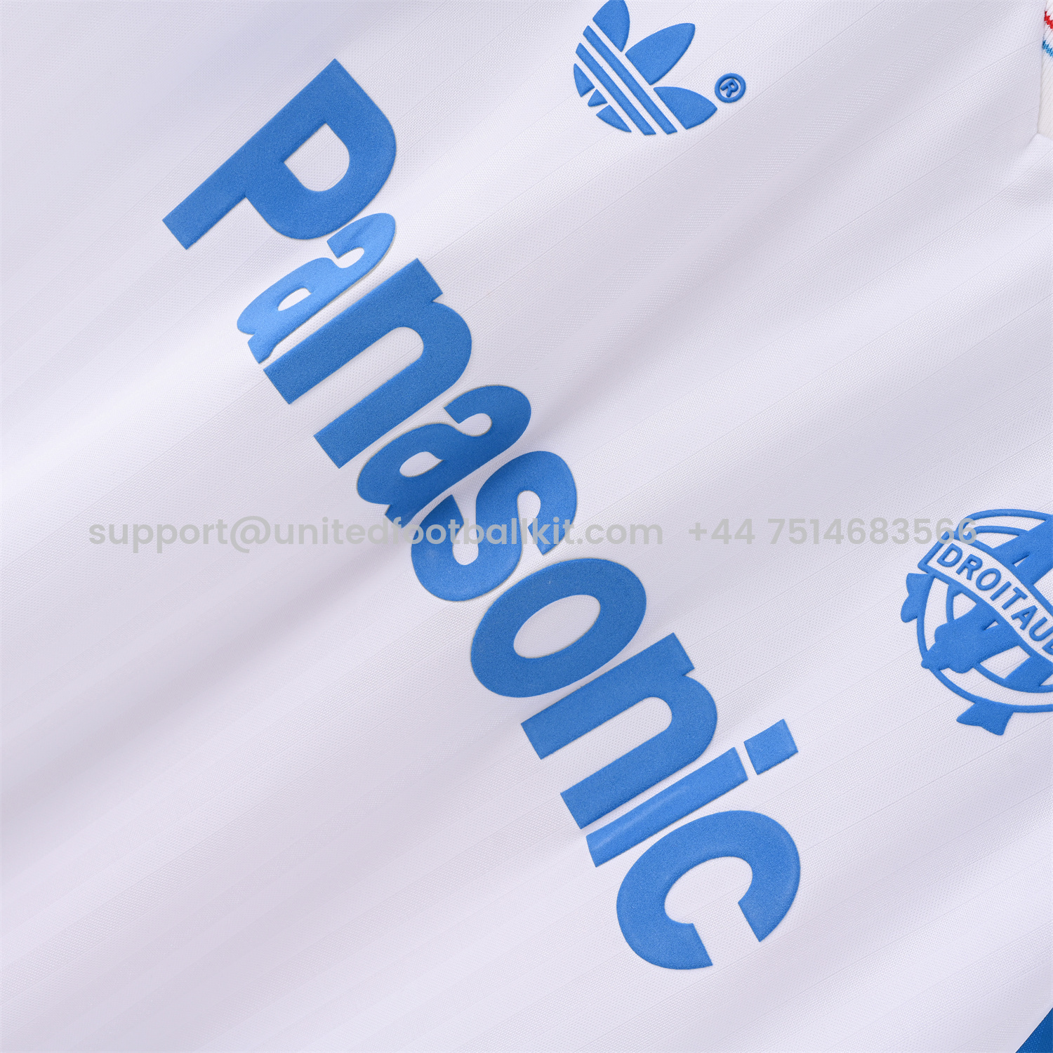 Unitedfootballkit.com | Retro Marseille 1990-91 Home Stadium Jersey -Customize Name, Number and Patch | Worldwide Shipping