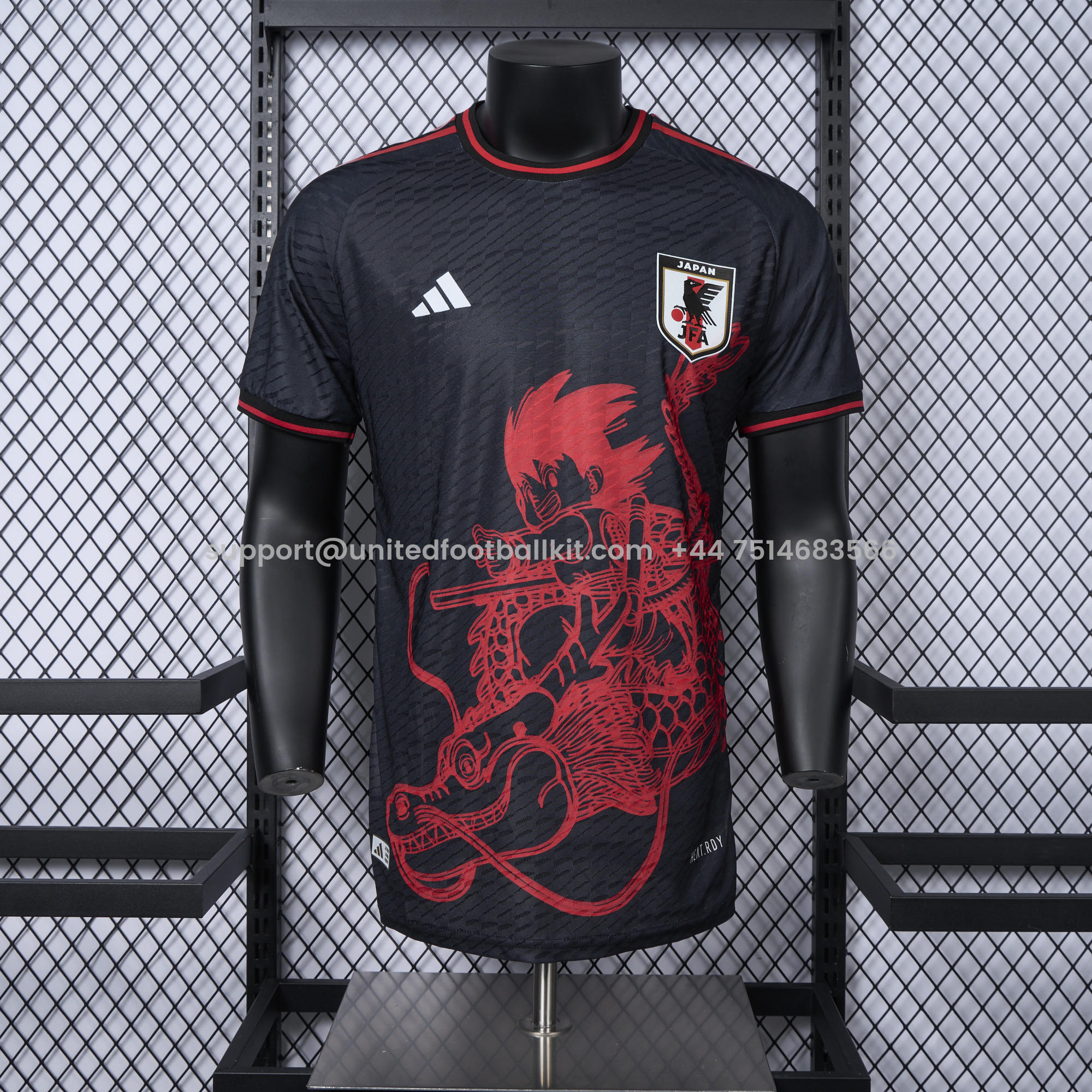 Unitedfootballkit.com | Japan 2024 Little Son Goku Special Edition Jersey - Player Version -Customize Name, Number and Patch | Worldwide Shipping