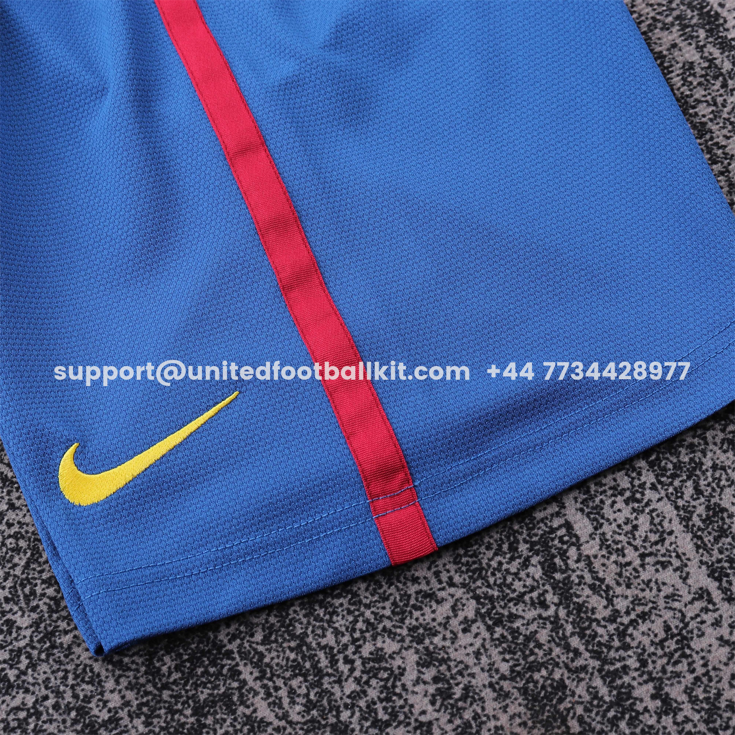 Unitedfootballkit.com | Retro Barcelona 2006-07 Home Kids Kit -Customize Name, Number and Patch | Worldwide Shipping