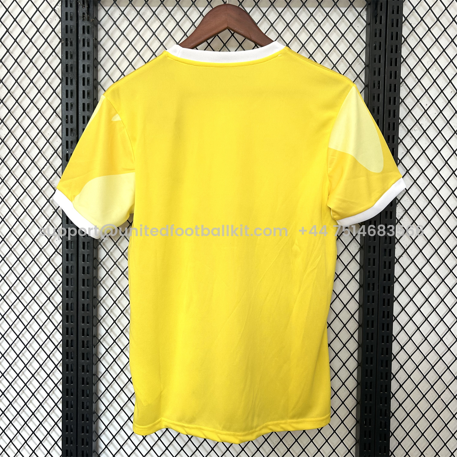 Unitedfootballkit.com | Brazil 2025-26 Church Silhouette Yellow Jersey - Fans Version -Customize Name, Number and Patch | Worldwide Shipping