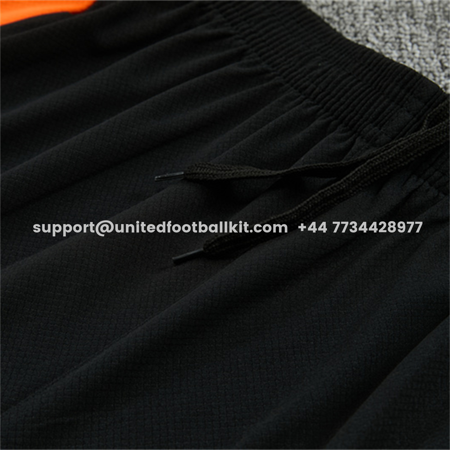 Unitedfootballkit.com | Netherlands 2026 Kids Short-Sleeve Training Set - Orange Top & Black With Orange Accents Pants -Customize Name, Number and Patch | Worldwide Shipping