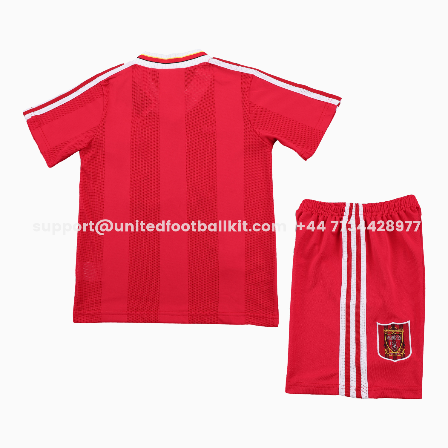 Unitedfootballkit.com | Retro Liver.pool 1995-96 Home Kids Kit -Customize Name, Number and Patch | Worldwide Shipping