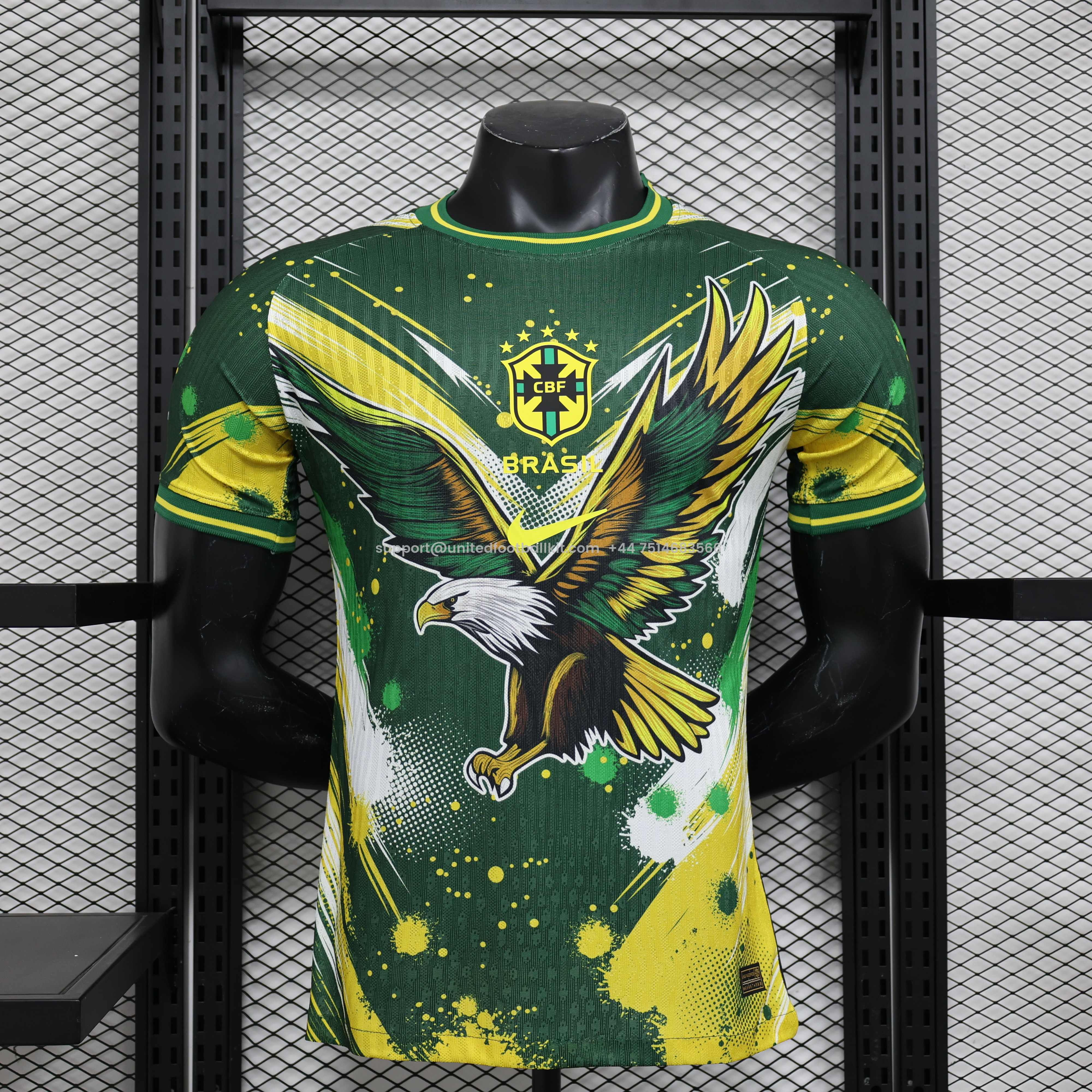 Unitedfootballkit.com | Brazil 2024 Eagle Special Edition Jersey - Player Version -Customize Name, Number and Patch | Worldwide Shipping