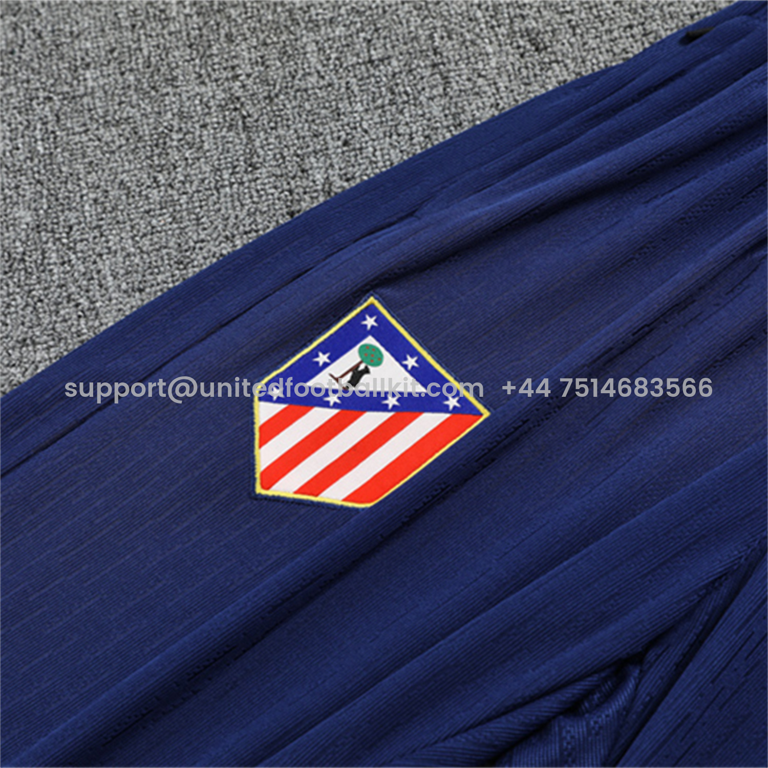 Unitedfootballkit.com | Atletico Madrid 25-26 Kid Long Sleeves Training Set - Purple Top & Purple Pants -Customize Name, Number and Patch | Worldwide Shipping