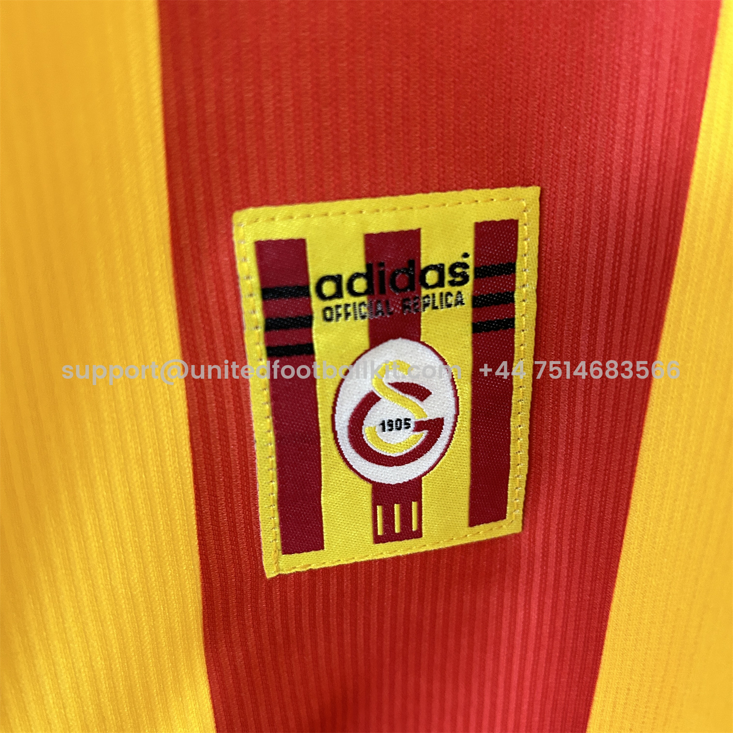 Unitedfootballkit.com | Retro Galatasaray 1999-00 Home Jersey -Customize Name, Number and Patch | Worldwide Shipping
