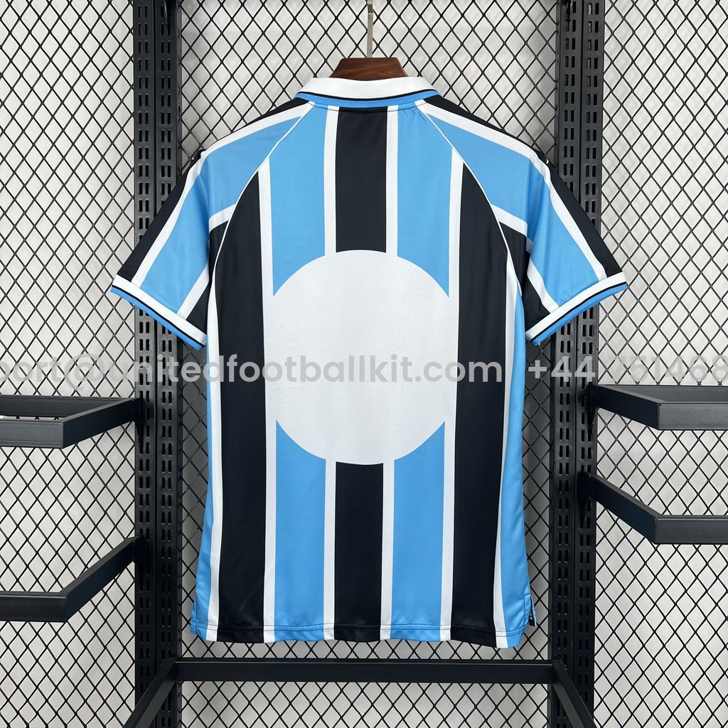 Unitedfootballkit.com | Retro Gremio 2001 Home Jersey - Fans Version -Customize Name, Number and Patch | Worldwide Shipping