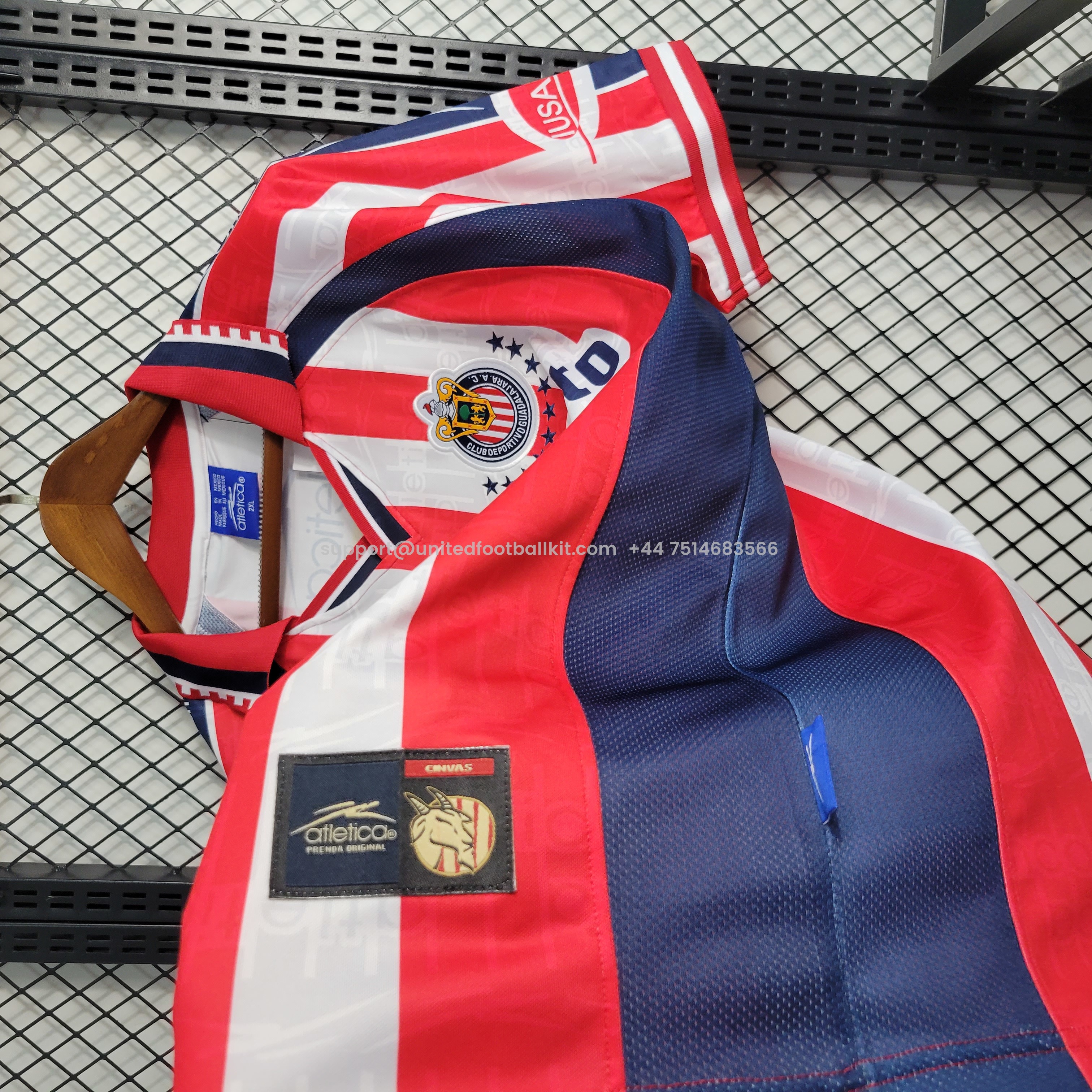 Unitedfootballkit.com | Retro Chivas de Guadalajara 99-00 Home Stadium Jersey -Customize Name, Number and Patch | Worldwide Shipping