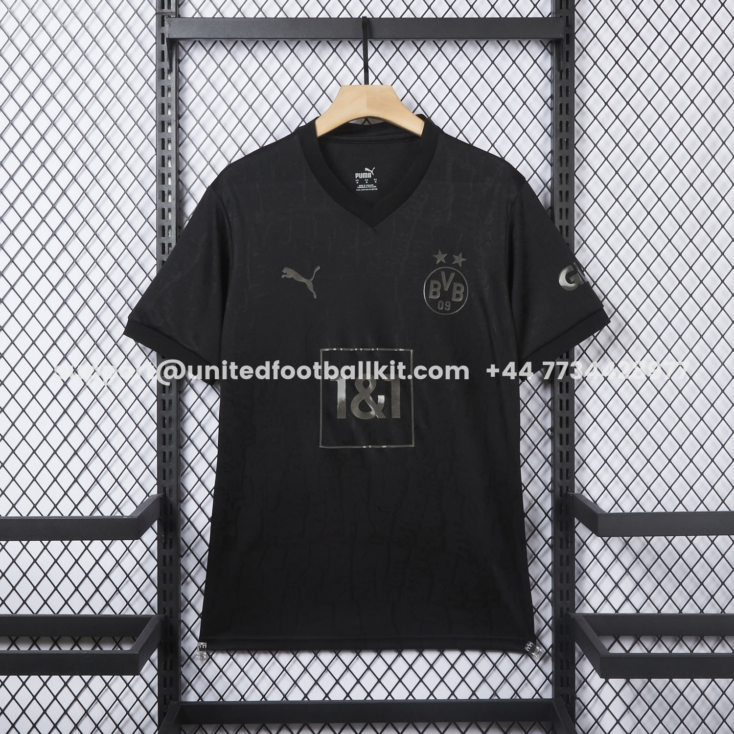 Unitedfootballkit.com | Retro Dortmund 2022-23 Black Special Edition Jersey -Customize Name, Number and Patch | Worldwide Shipping