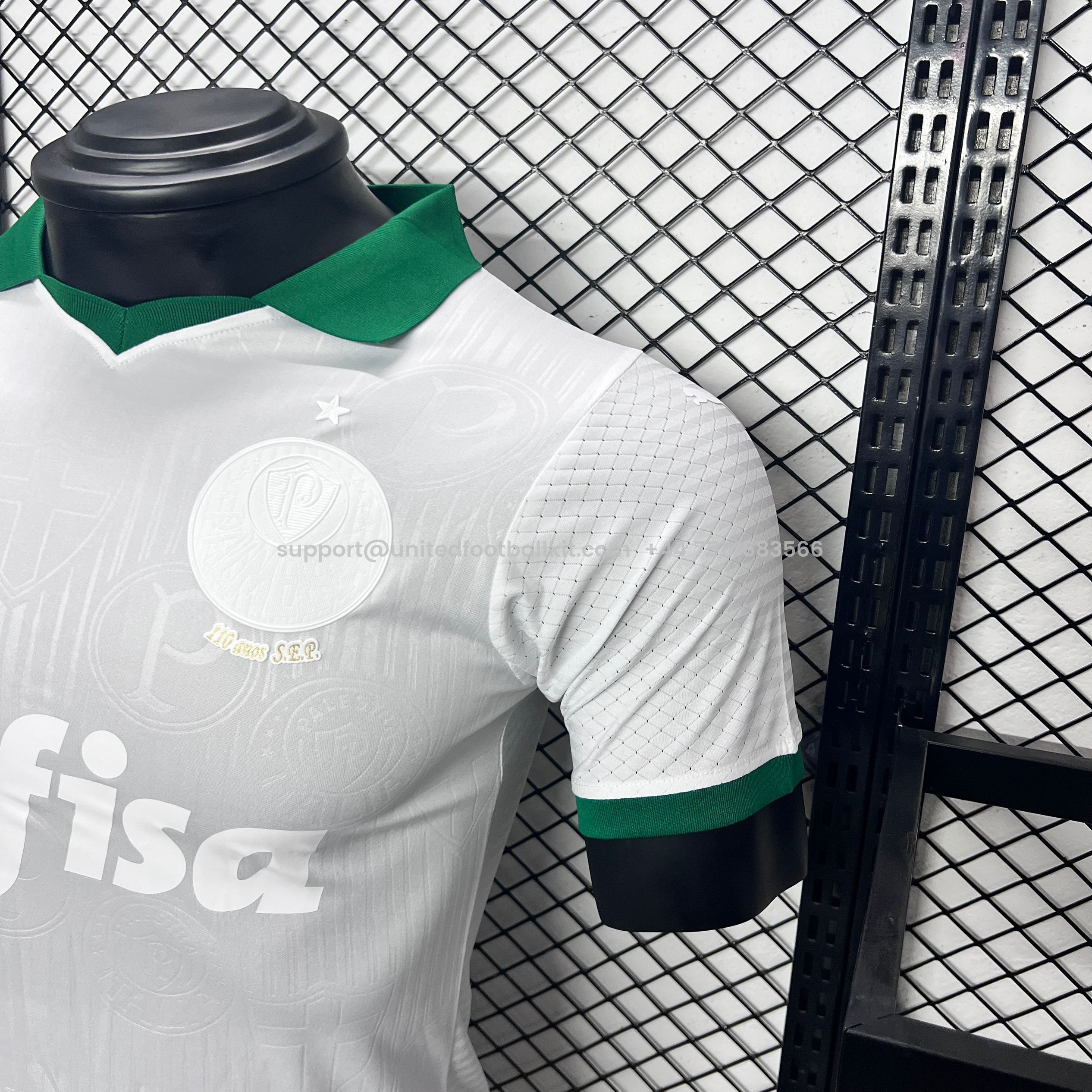 Unitedfootballkit.com | Palmeiras 24-25 White Special Edition Jersey - Player Version -Customize Name, Number and Patch | Worldwide Shipping