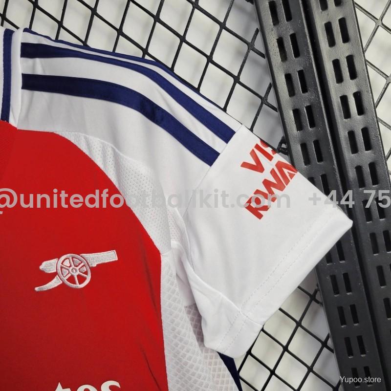 Unitedfootballkit.com | Women's Arsenal 24-25 Home Jersey -Customize Name, Number and Patch | Worldwide Shipping