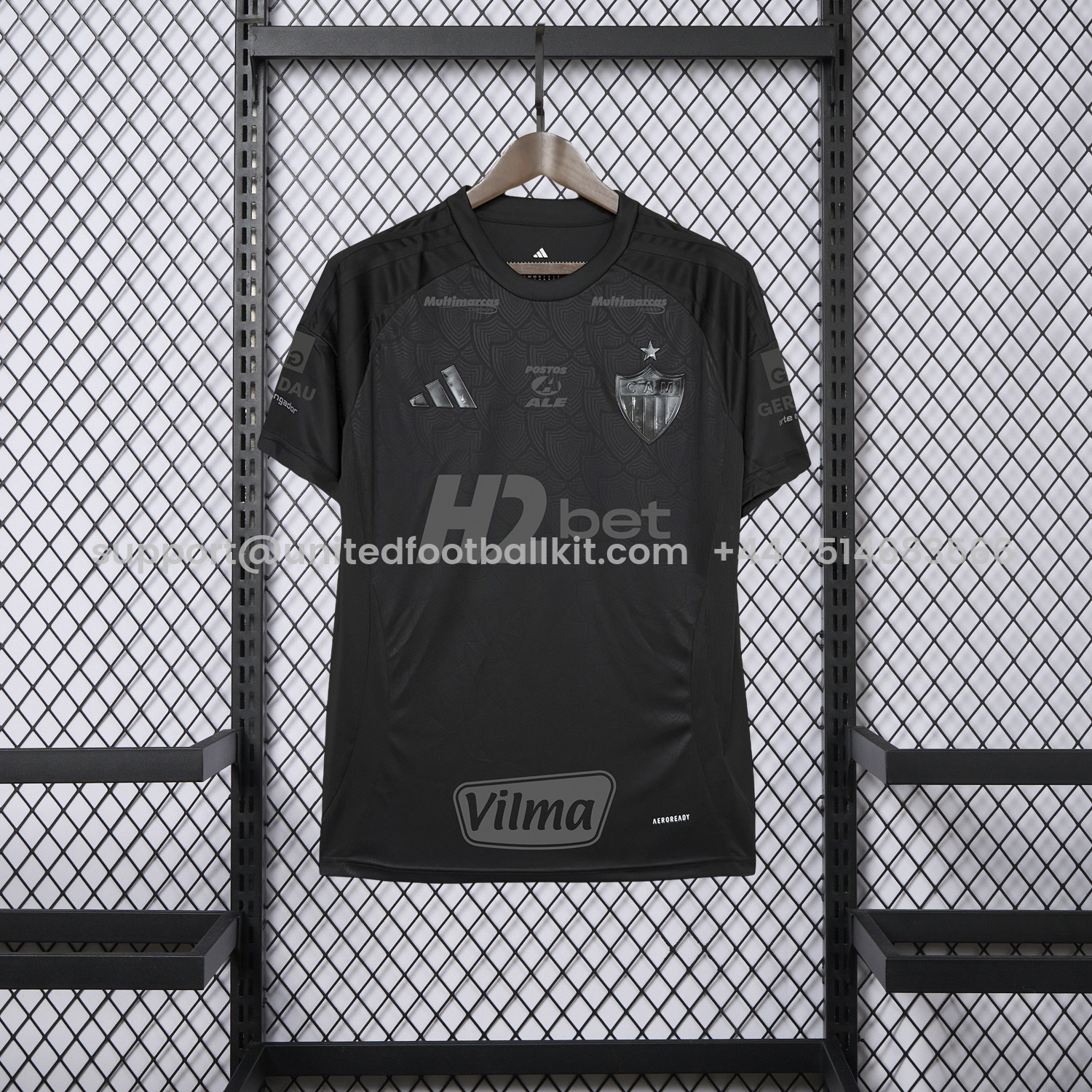 Unitedfootballkit.com | Atletico Mineiro 25-26 Black Special Jersey - Fans Version -Customize Name, Number and Patch | Worldwide Shipping